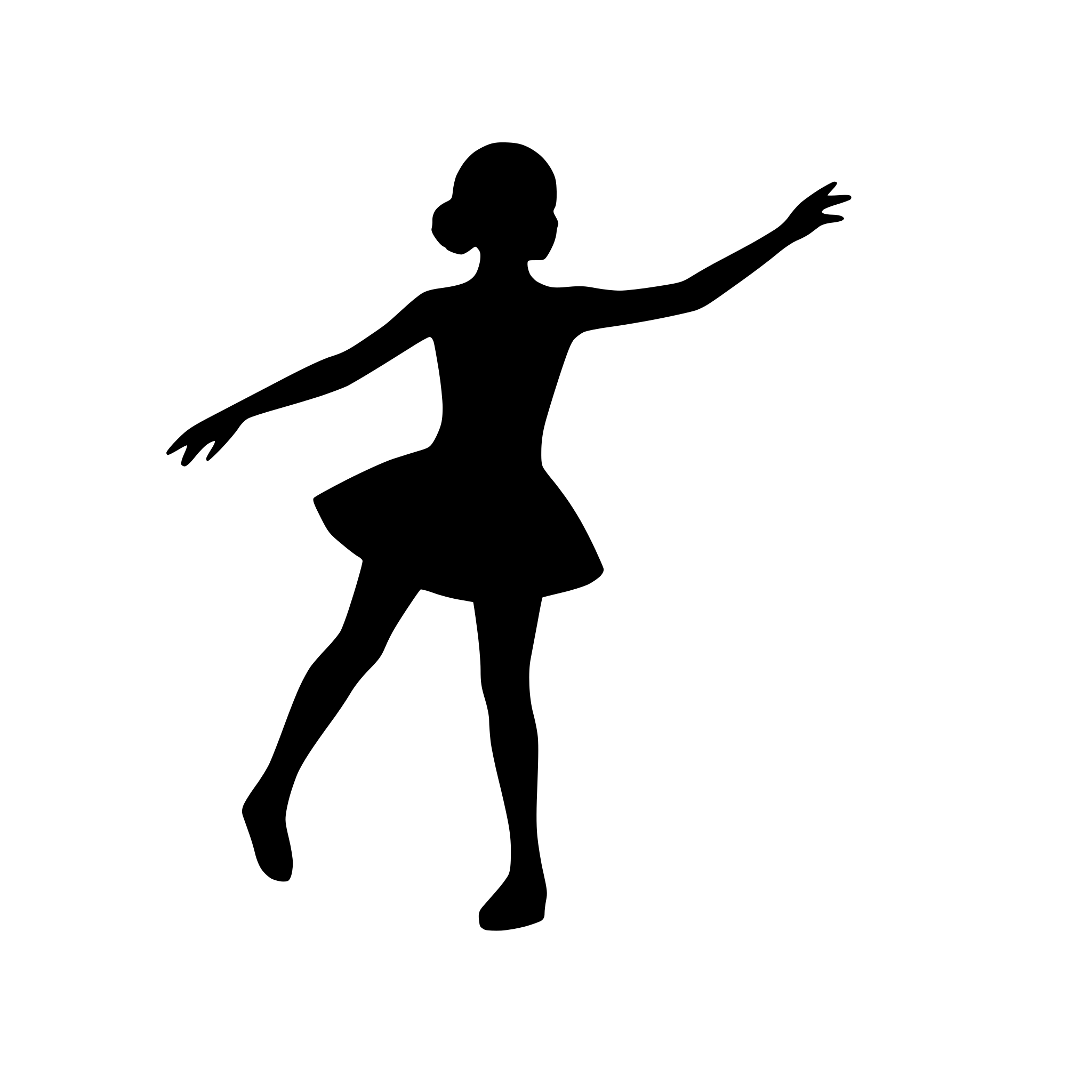 AI-generated SVG of a ice skater spinning on ice