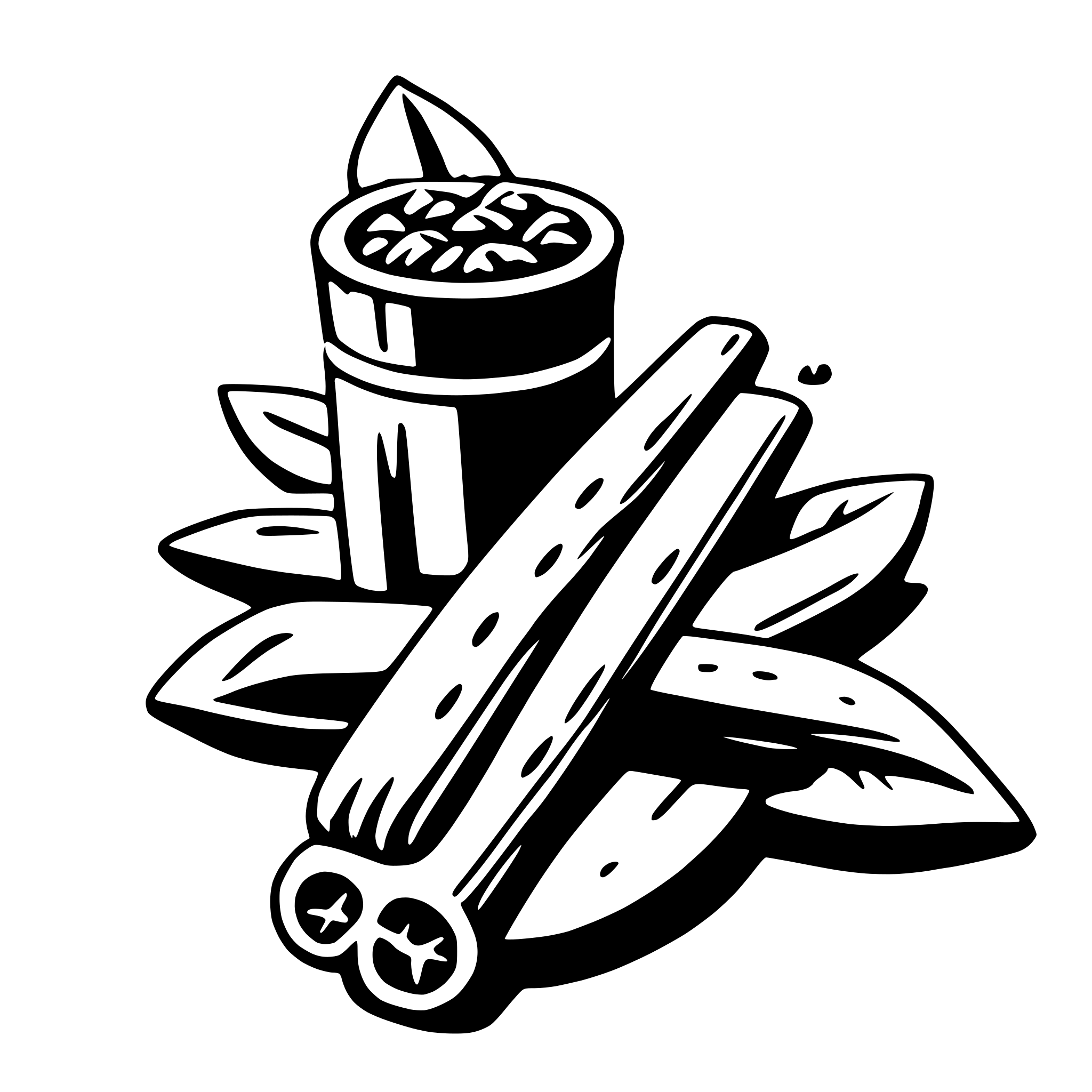 AI-generated SVG of a cinnamon