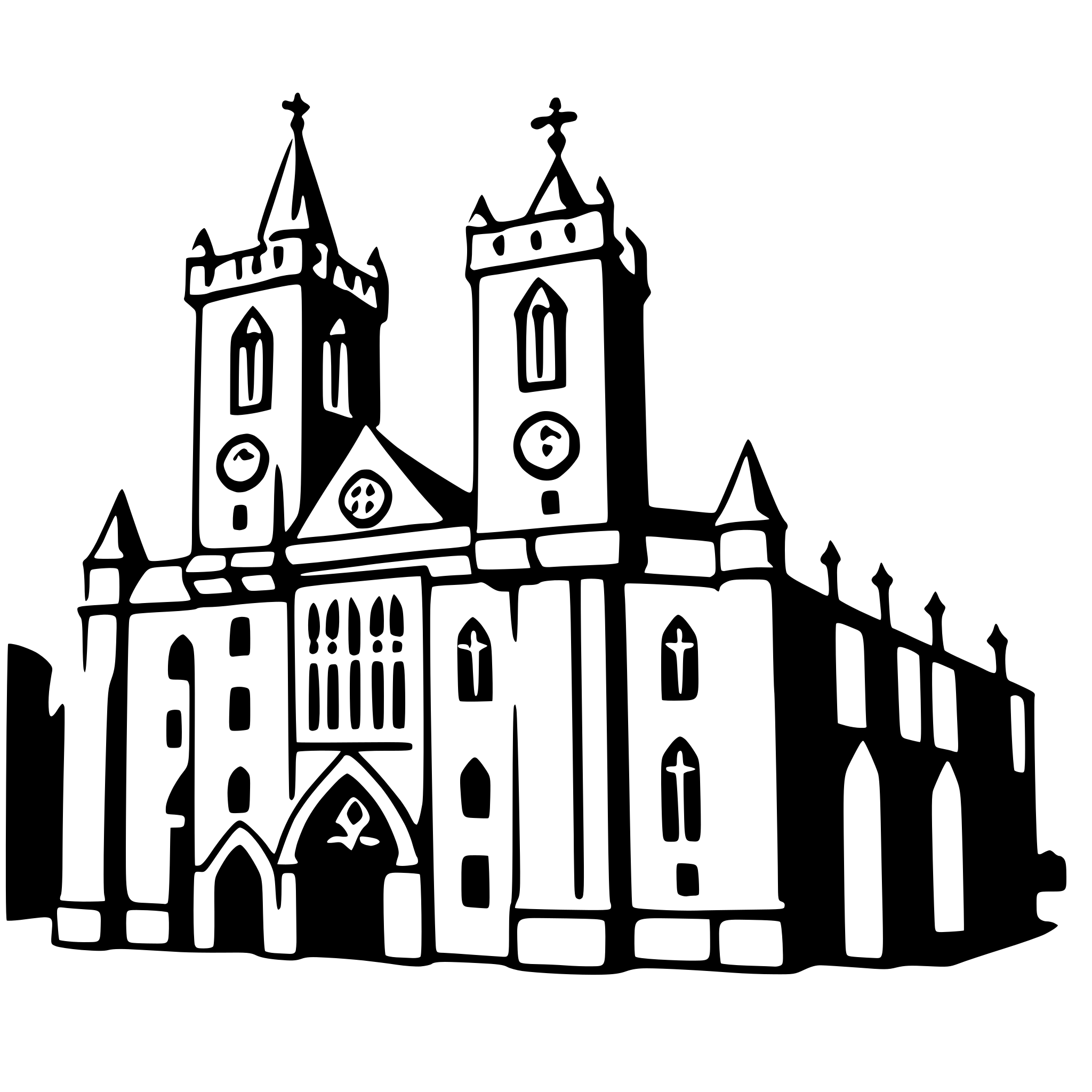 AI-generated SVG of 'westminster abbey'