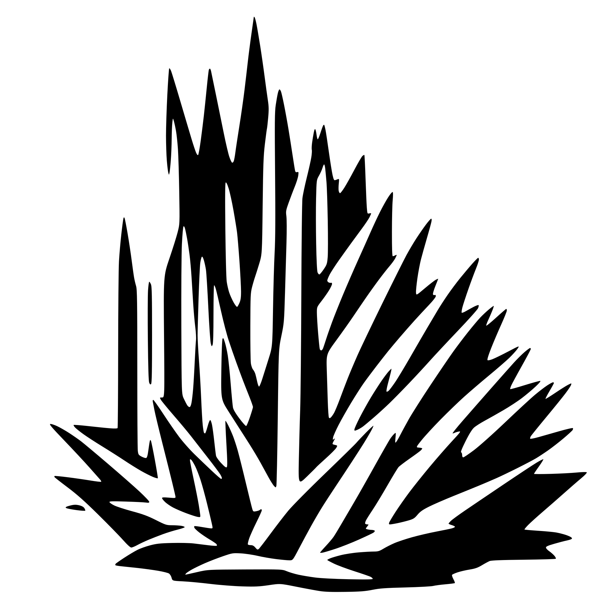 AI-generated SVG of 'spiky line'