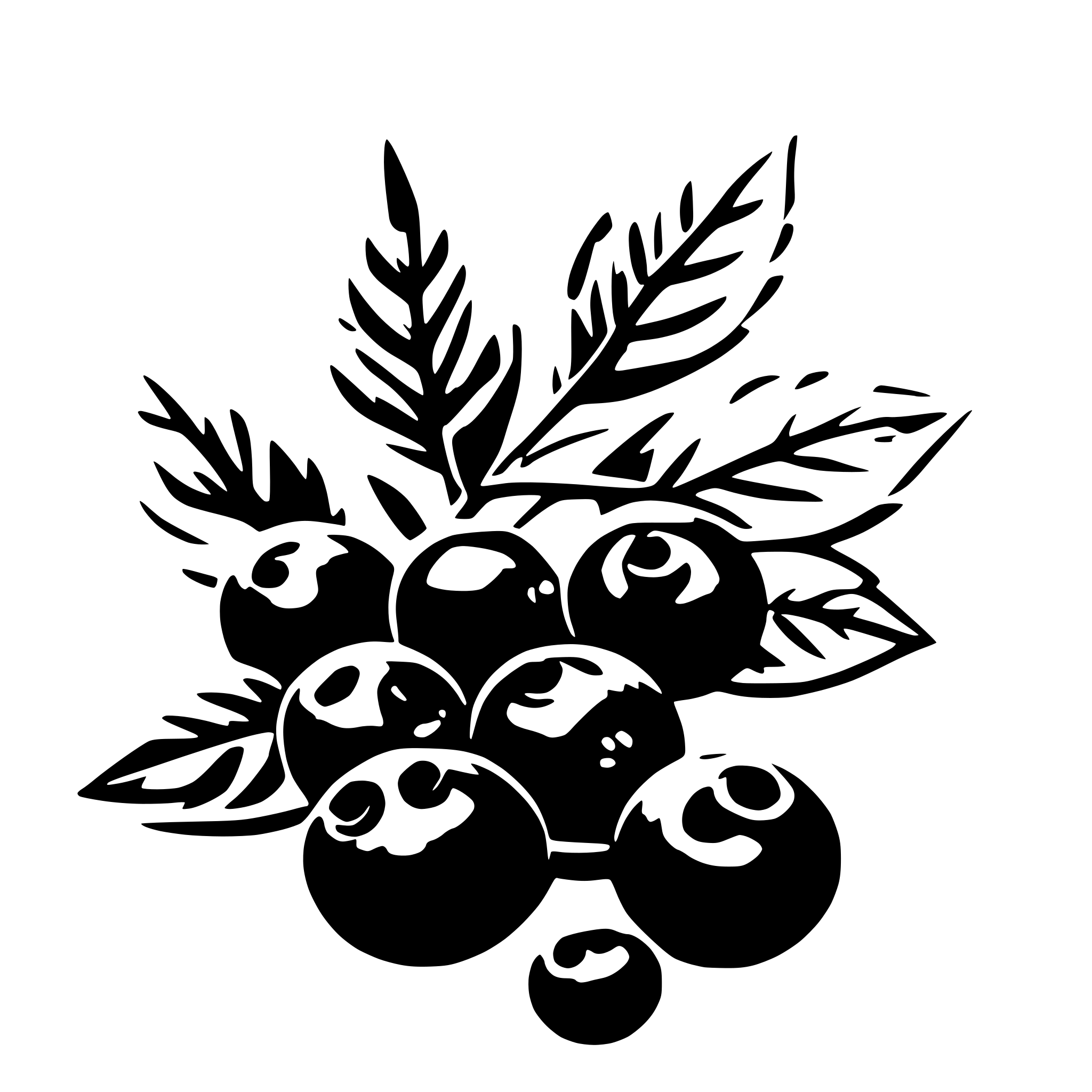 AI-generated SVG of 'winter berry'