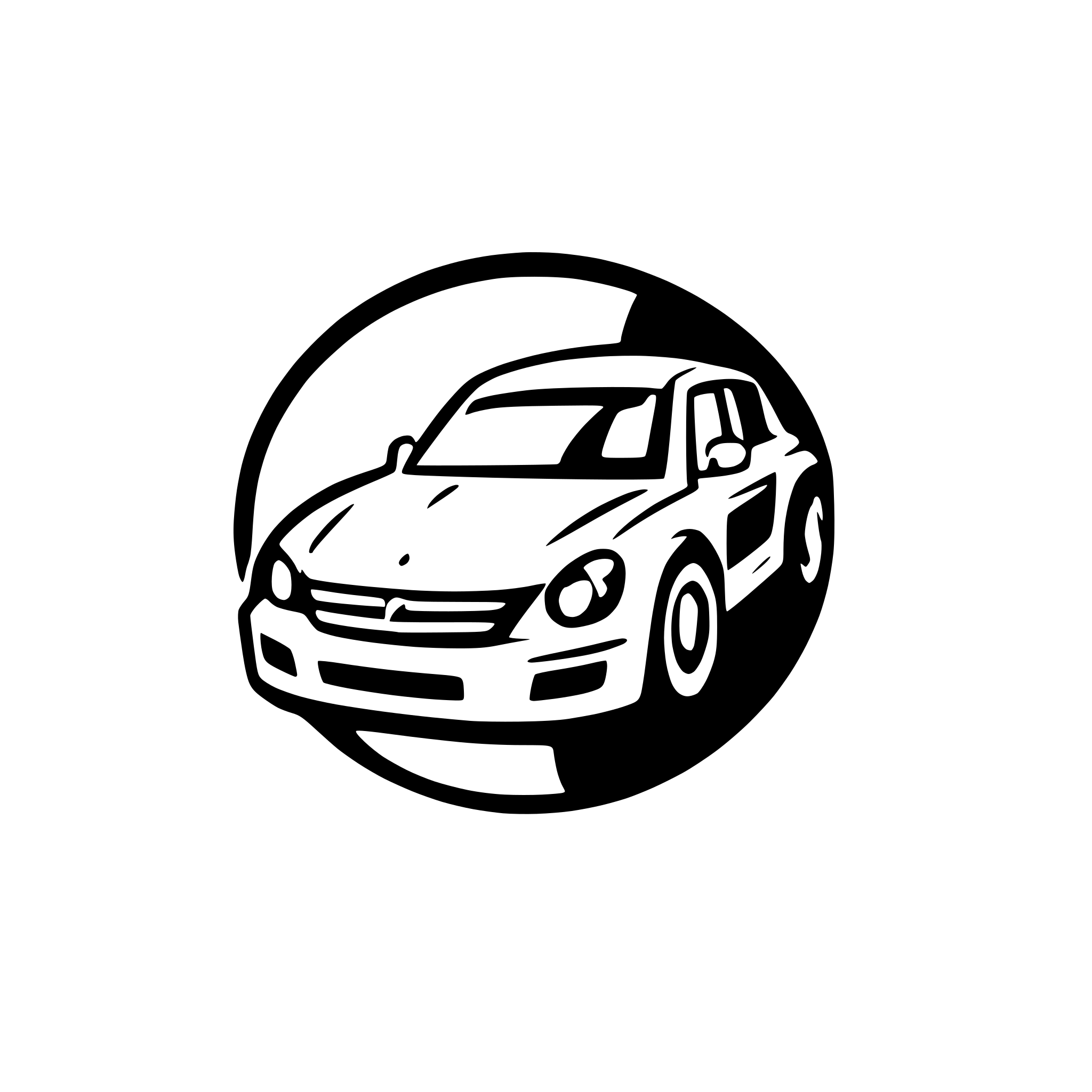 AI-generated SVG of a car