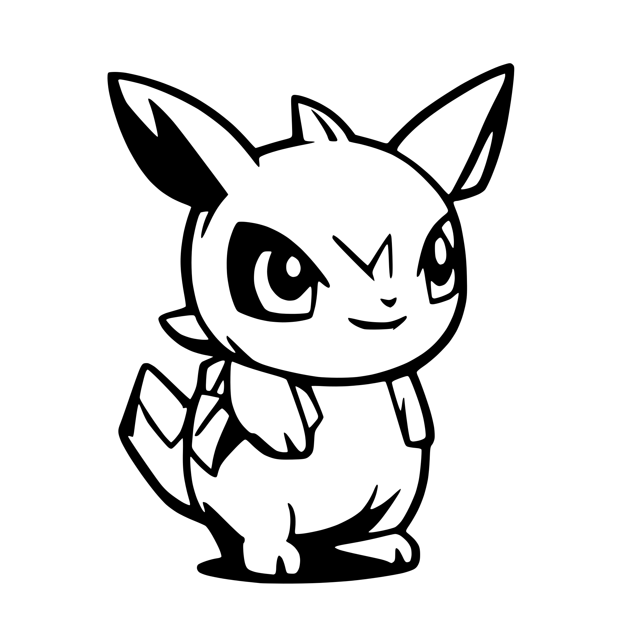 AI-generated SVG of 'a Pokémon'