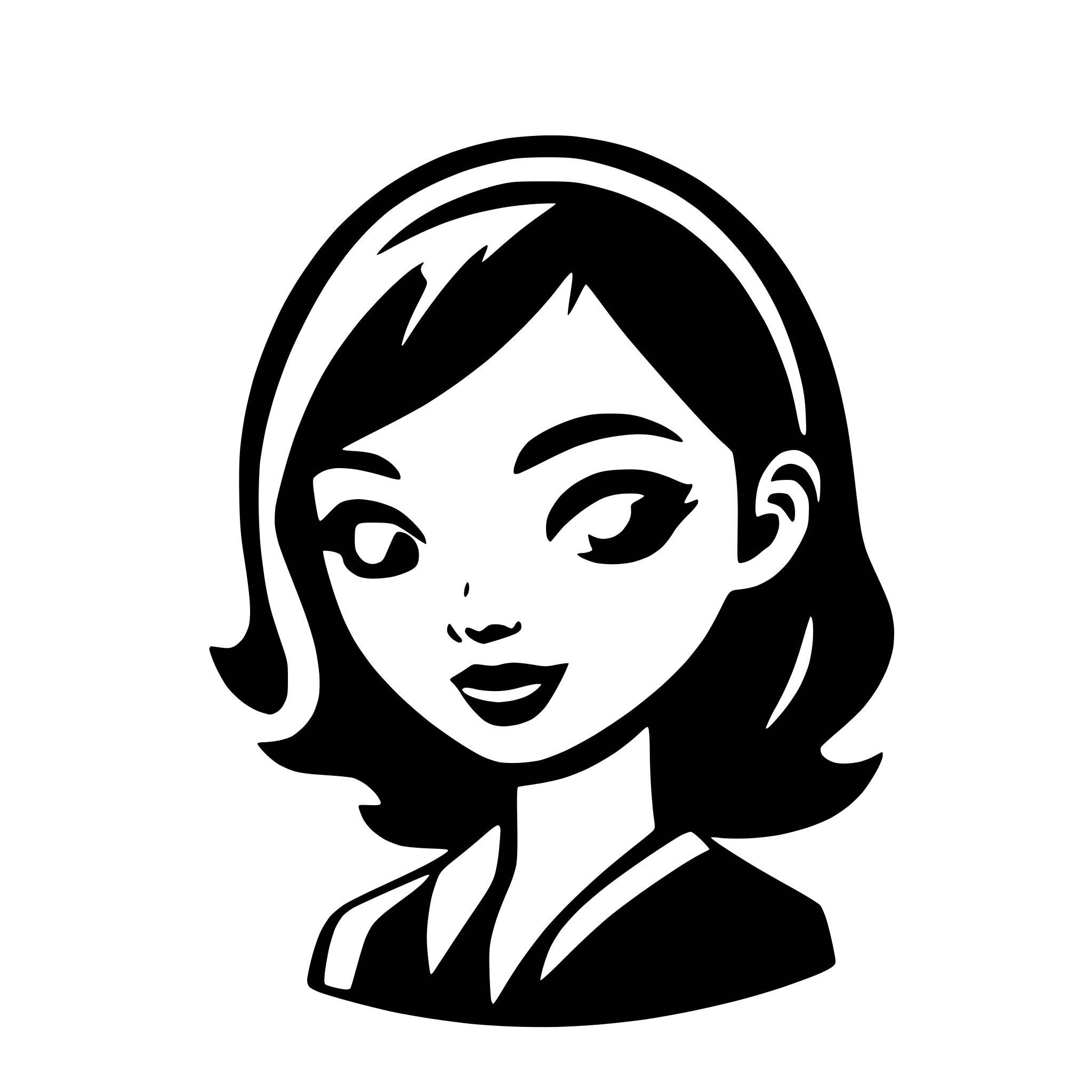 AI-generated SVG of 'closed eye'