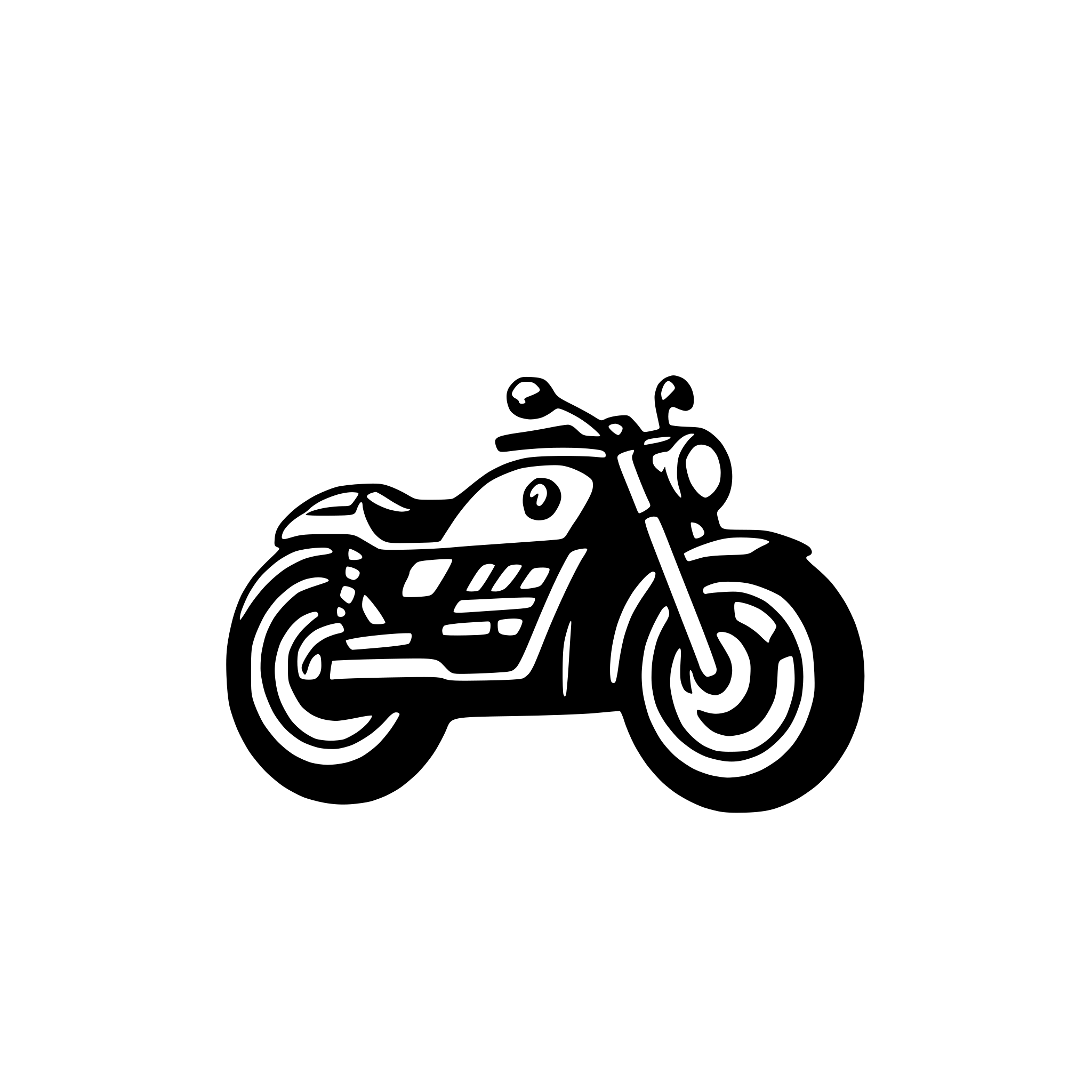 AI-generated SVG of a iconic motorcyle