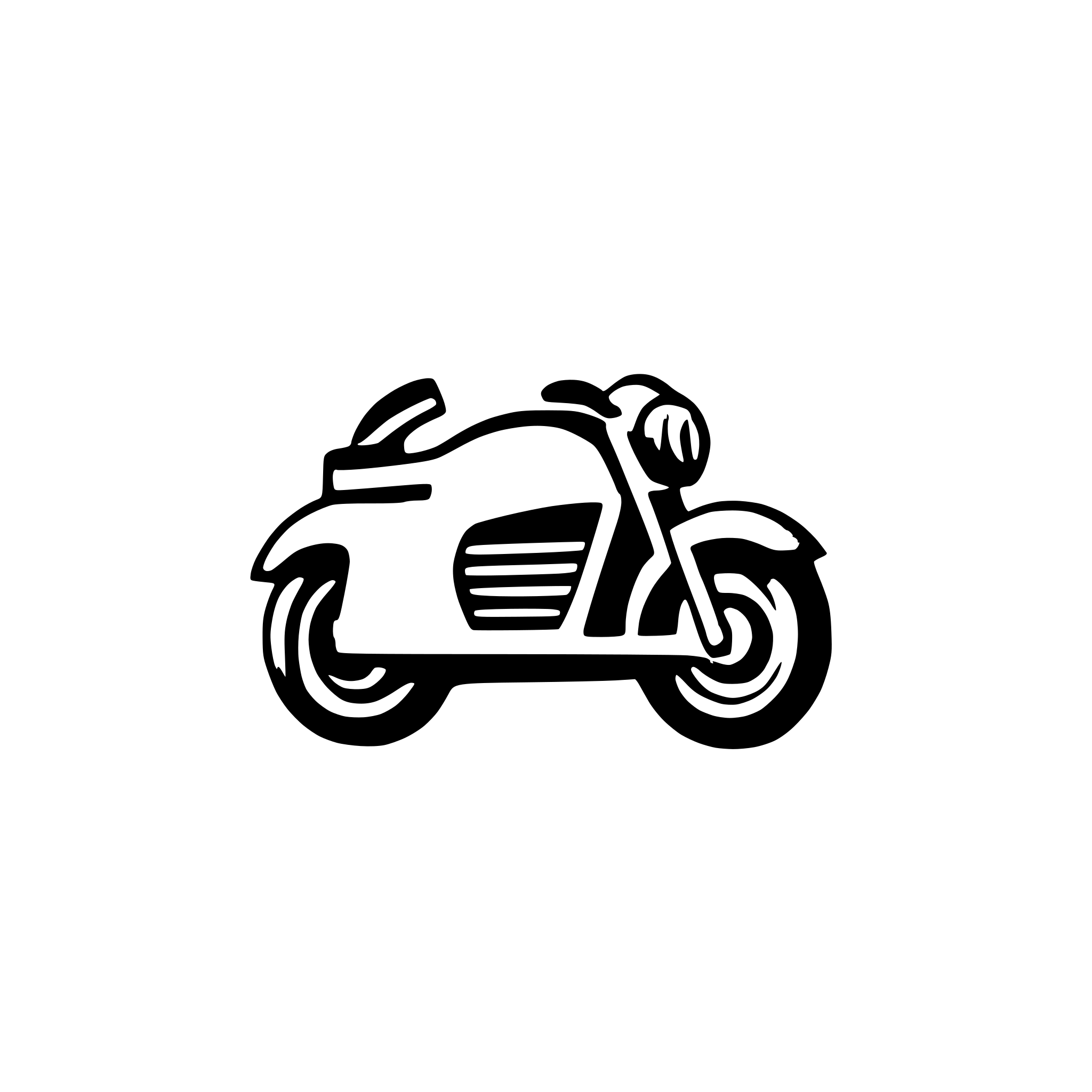AI-generated SVG of a iconic motorcyle