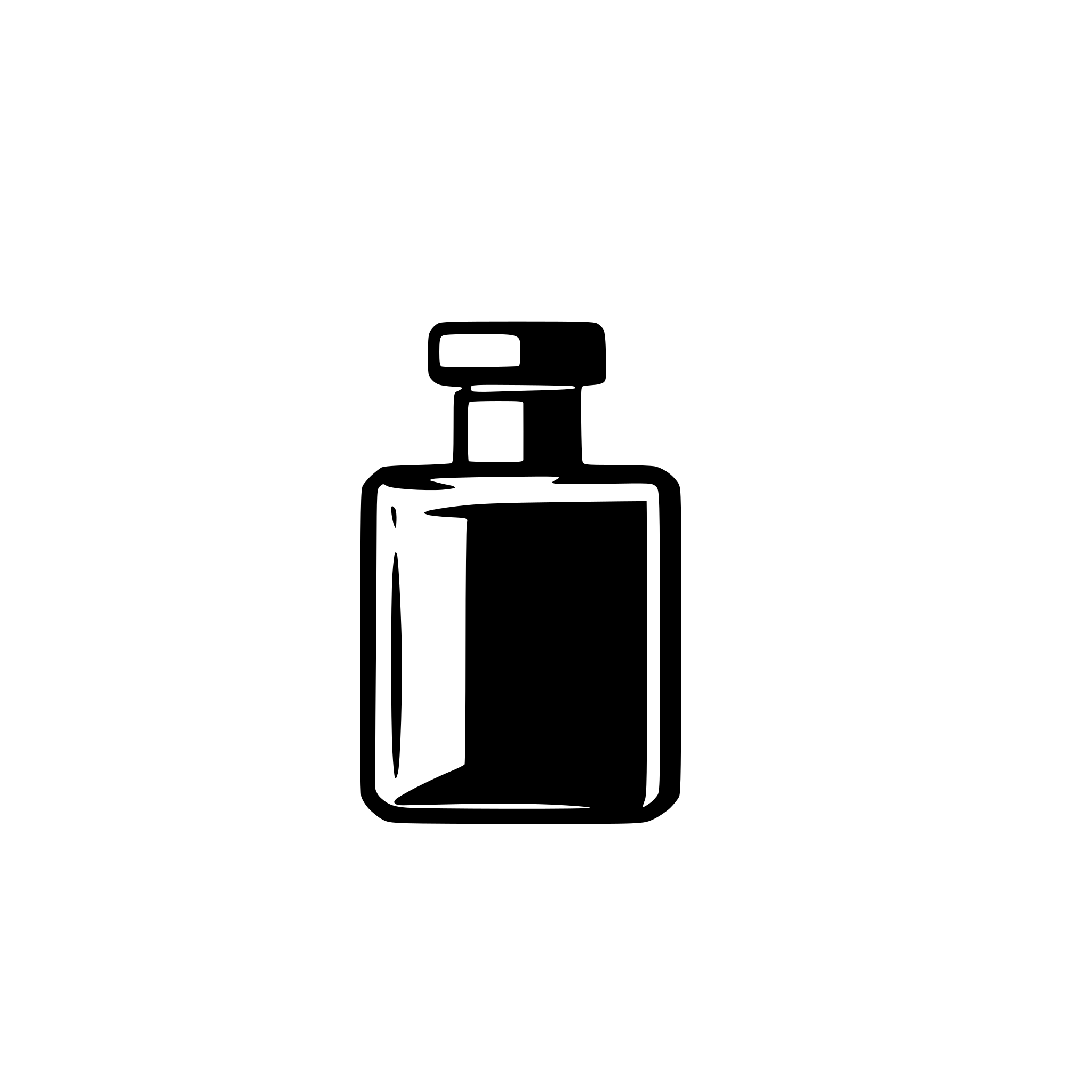 AI-generated SVG of a A broken, empty, laying perfume bottle