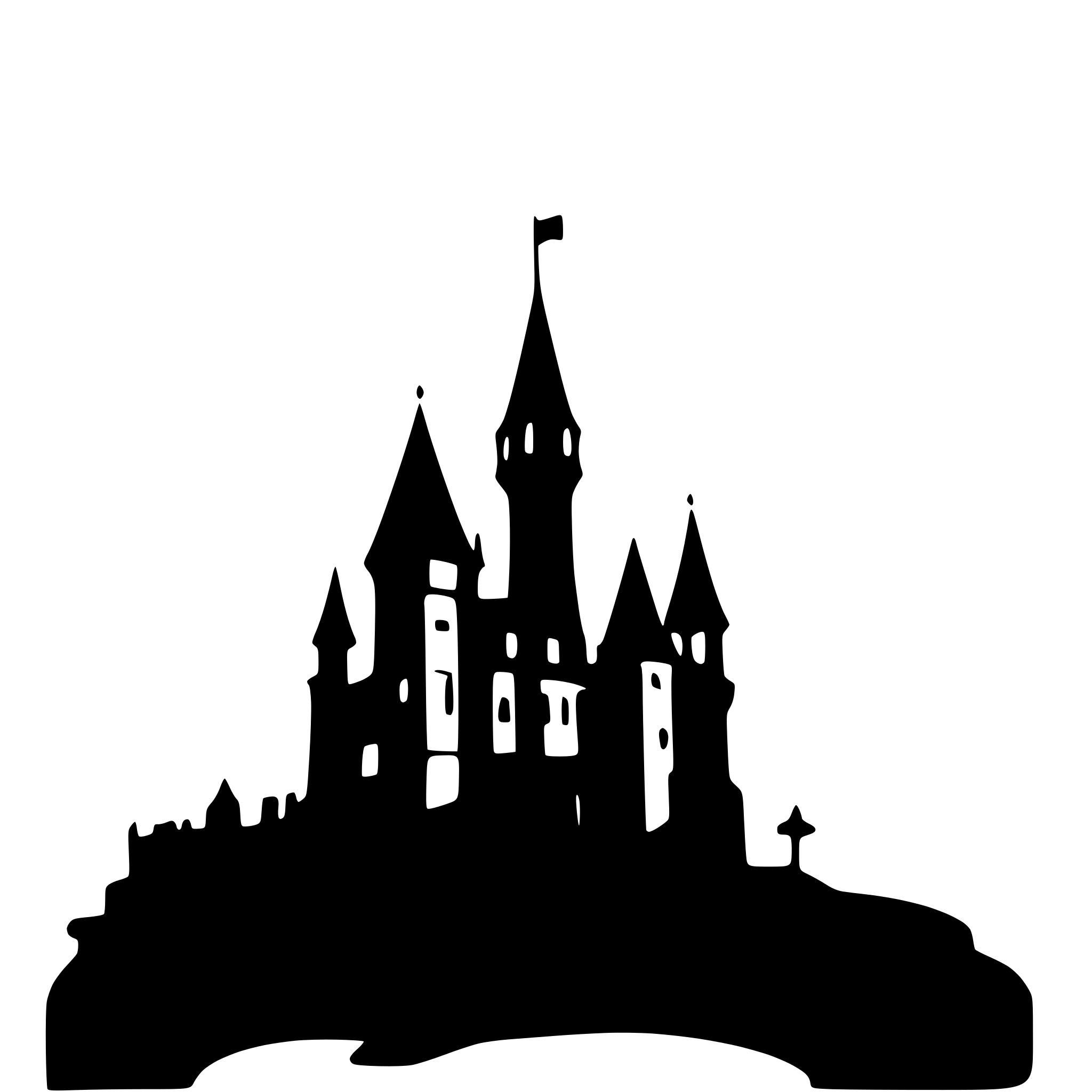AI-generated SVG of a castle