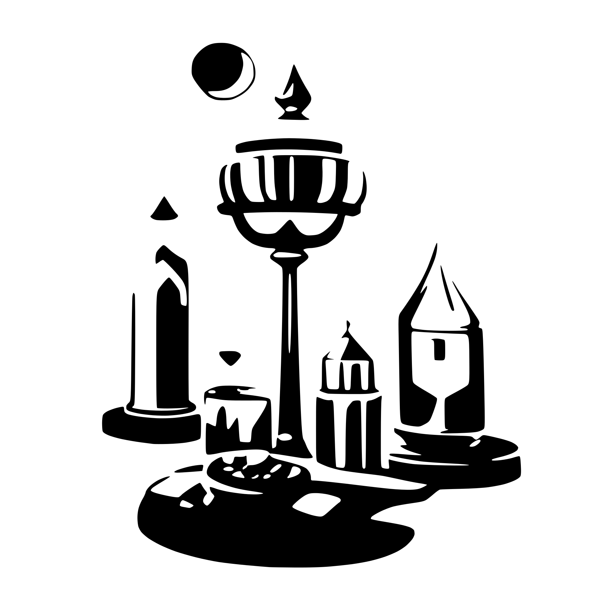 AI-generated SVG of 'علامات صراع'