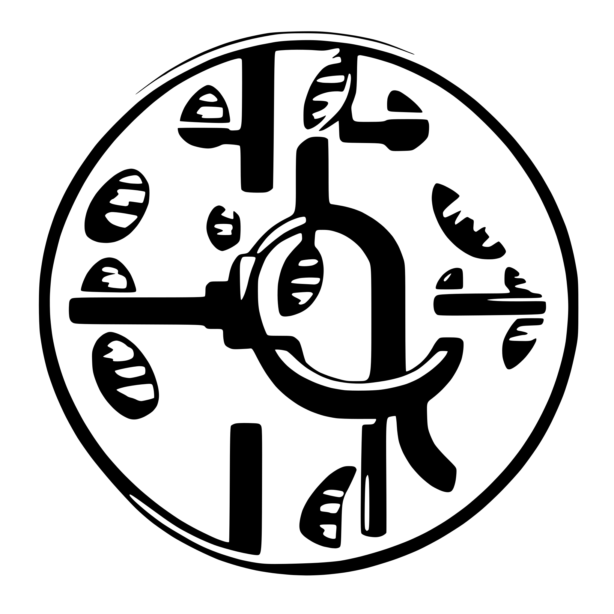 AI-generated SVG of a genome round