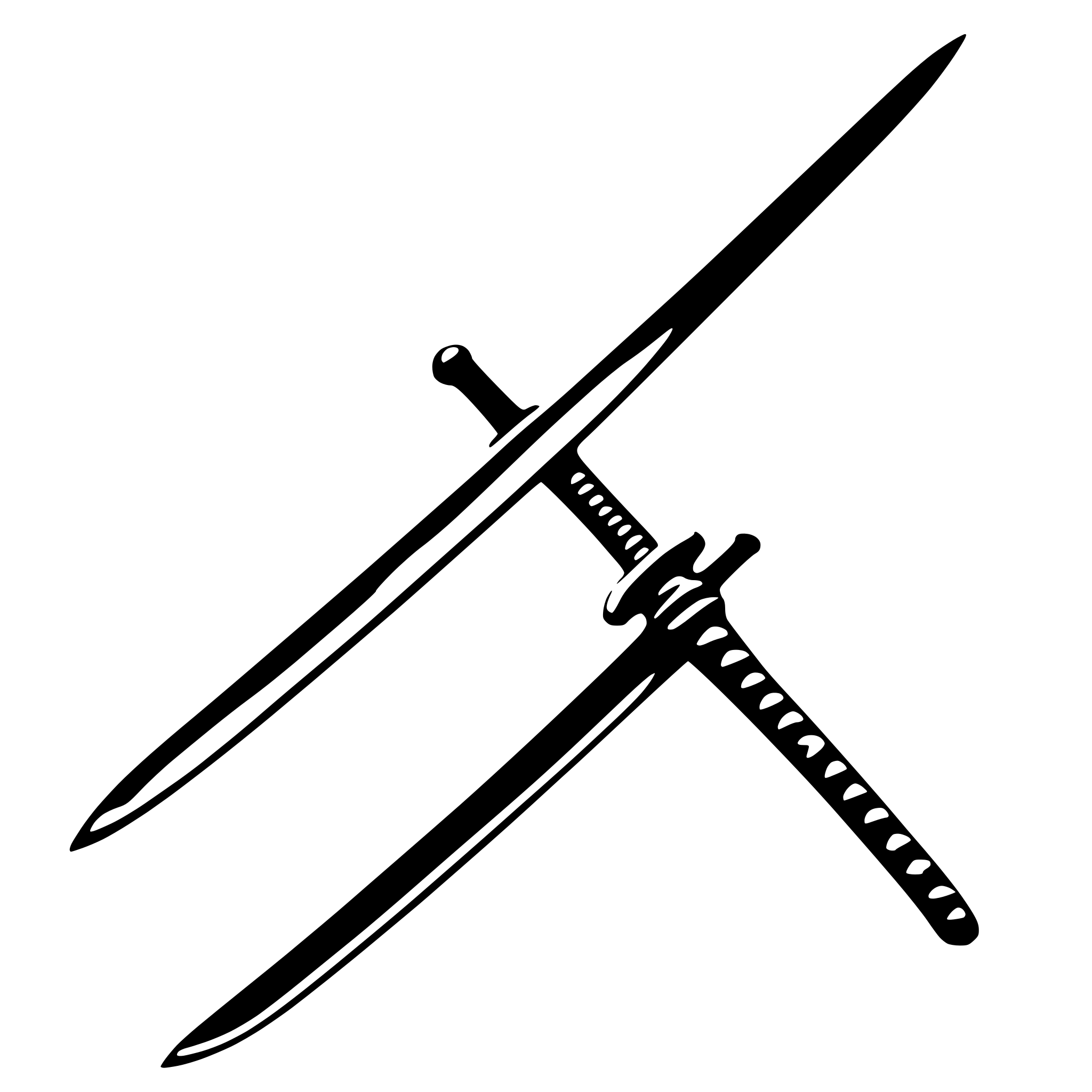 AI-generated SVG of a Japanese Sword Katana