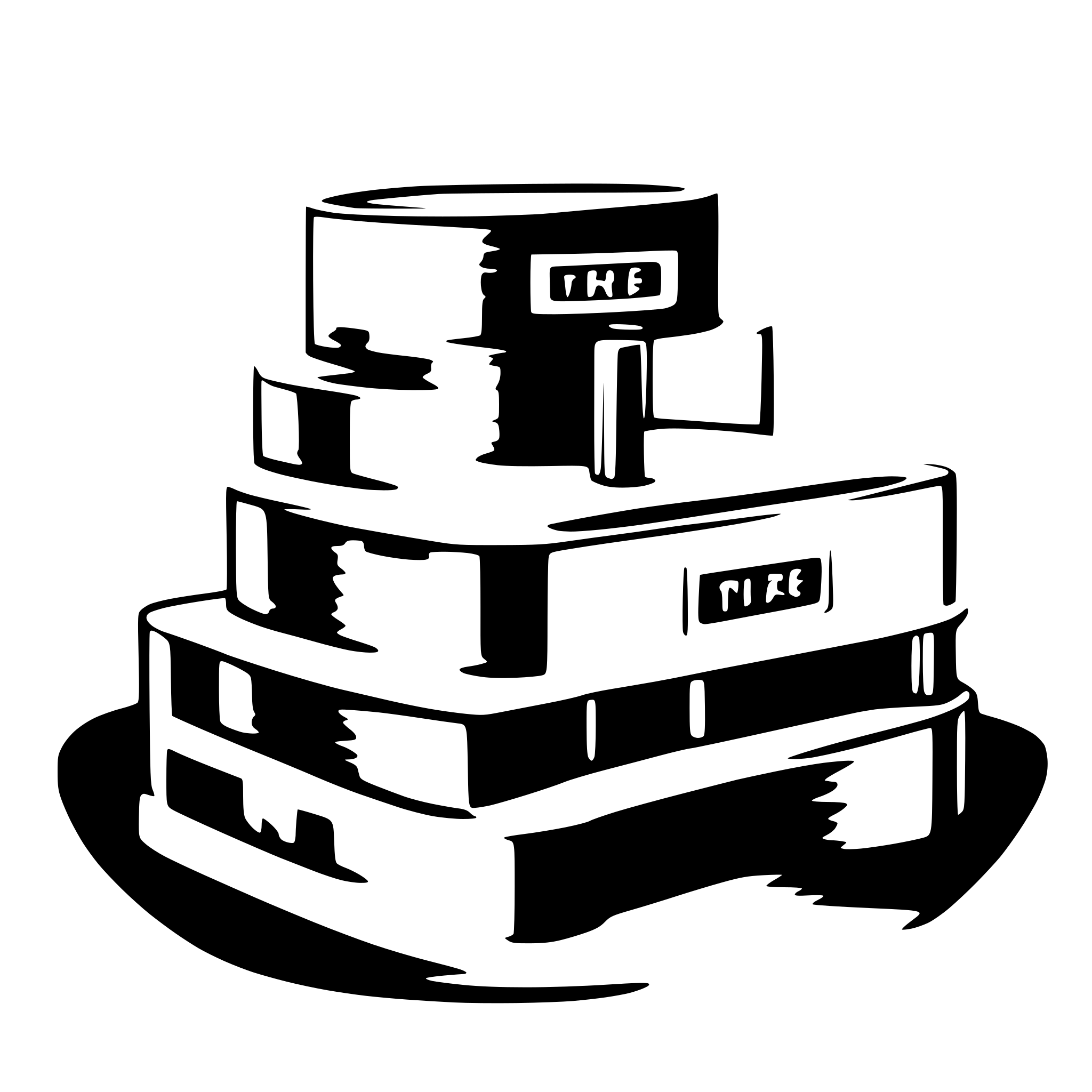 AI-generated SVG of a classic three tier database