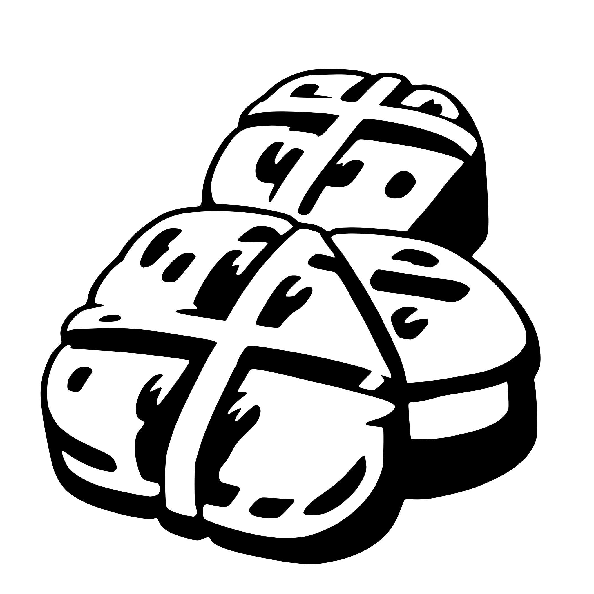 AI-generated SVG of a hot cross buns