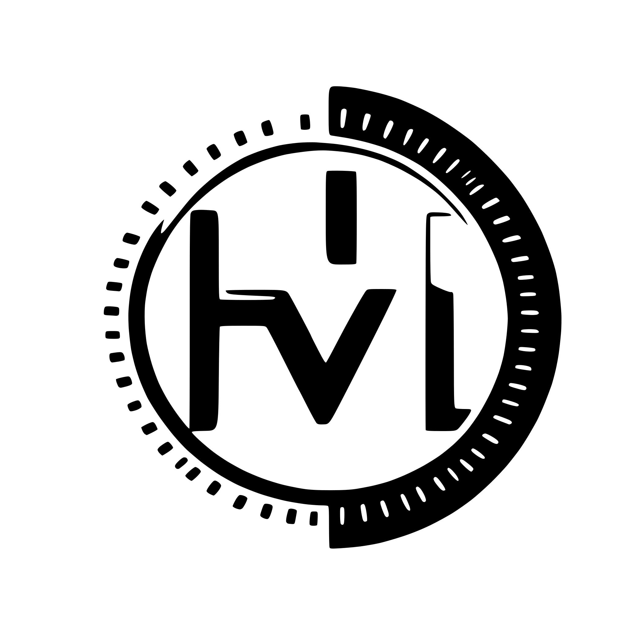AI-generated SVG of 'A CIRCEL WITH two letters: L and V'
