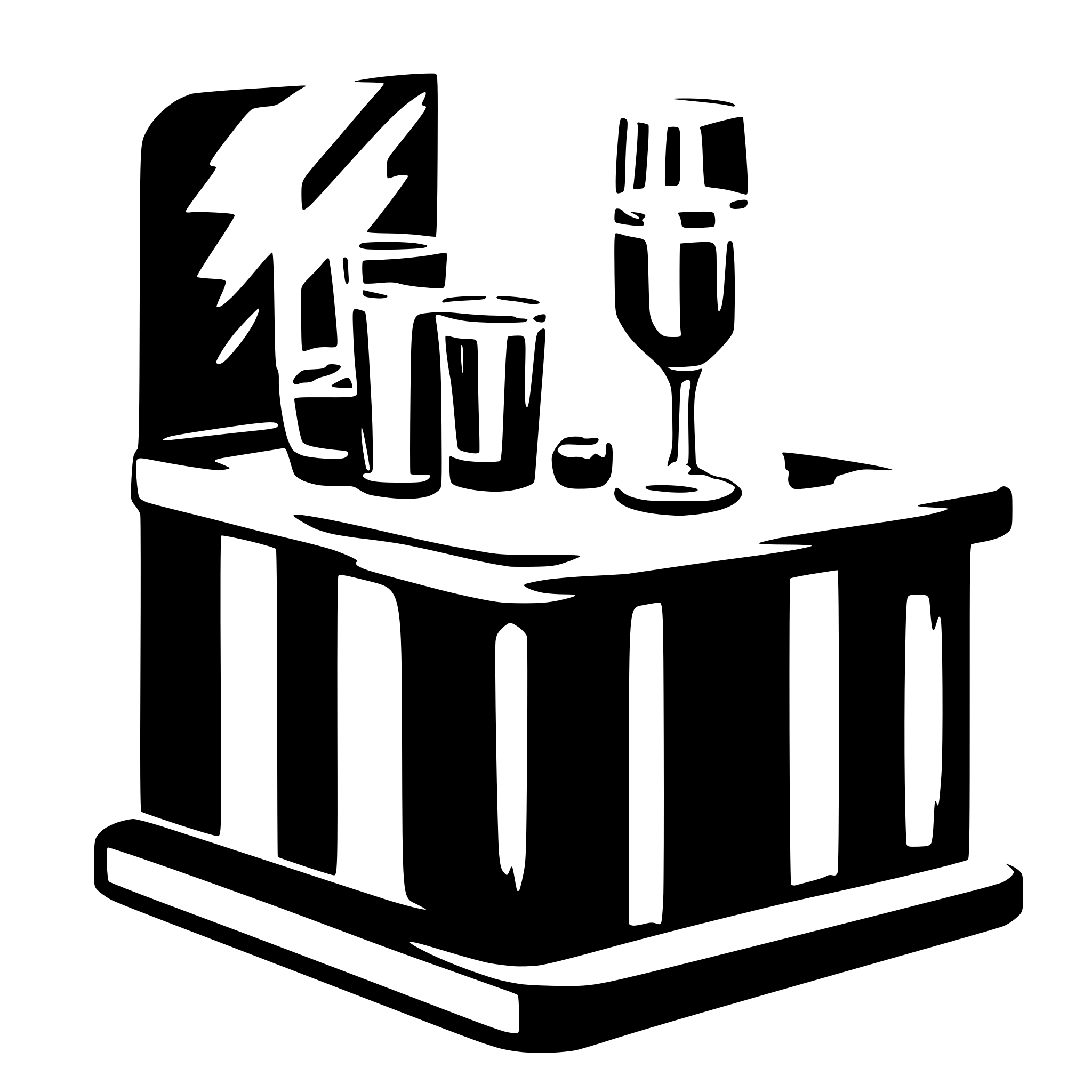 AI-generated SVG of 'A 3D bar design'