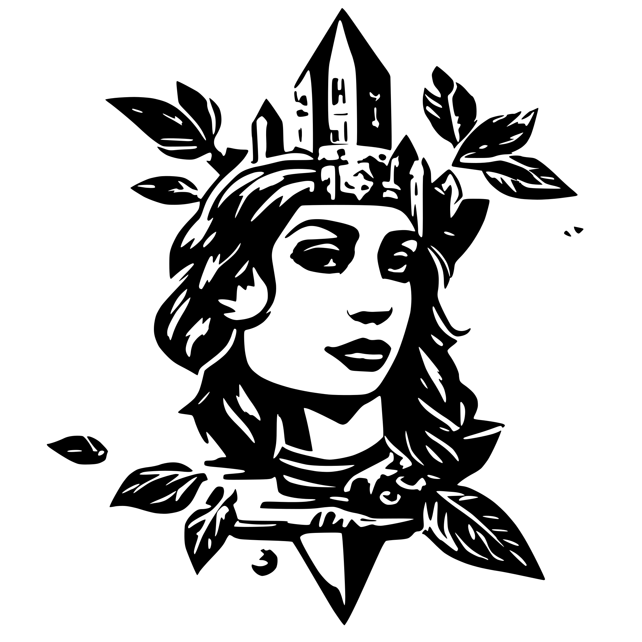 AI-generated SVG of a esoterism