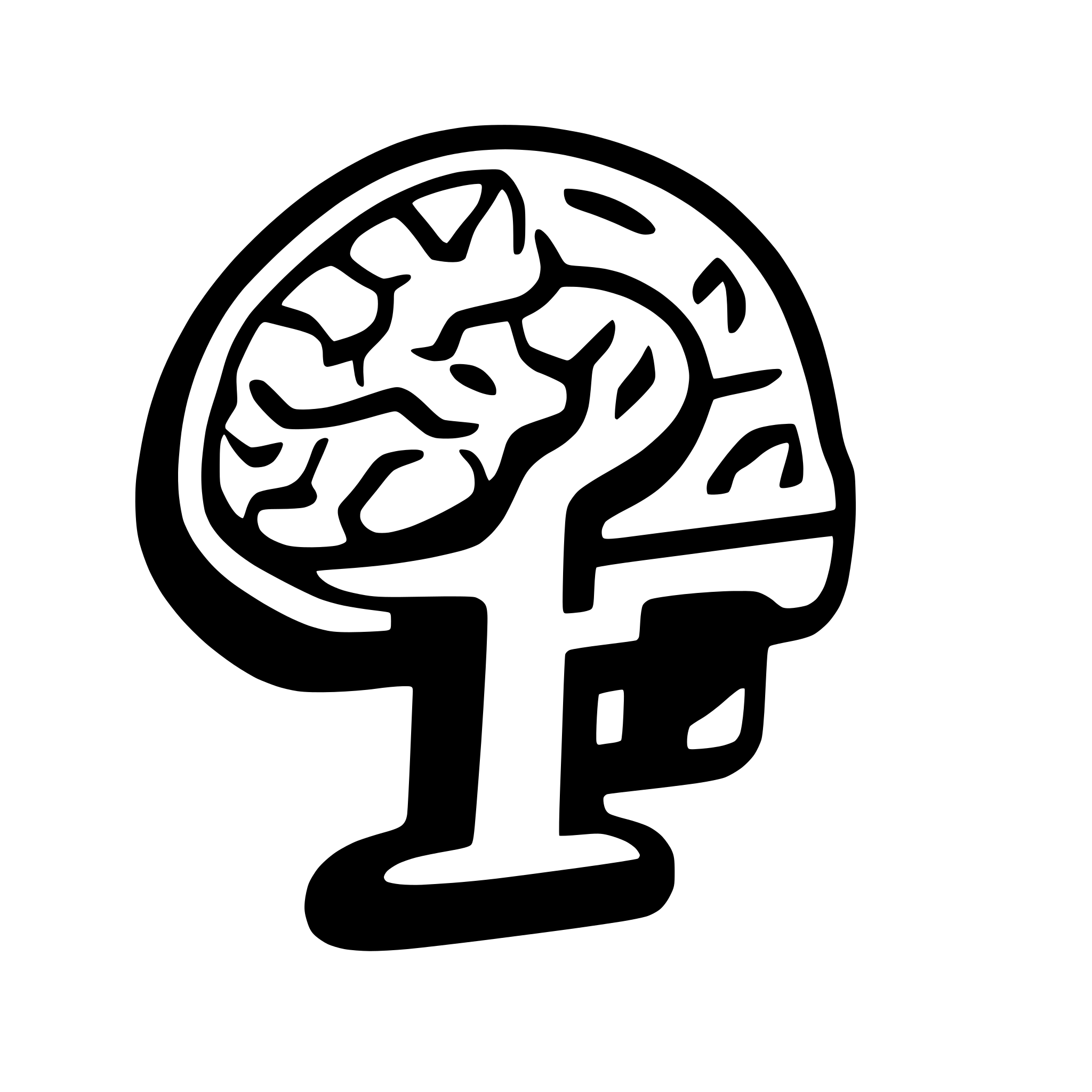 AI-generated SVG of a generate a favicon for a site that mixes art and AI, for instance a brain and a color palette