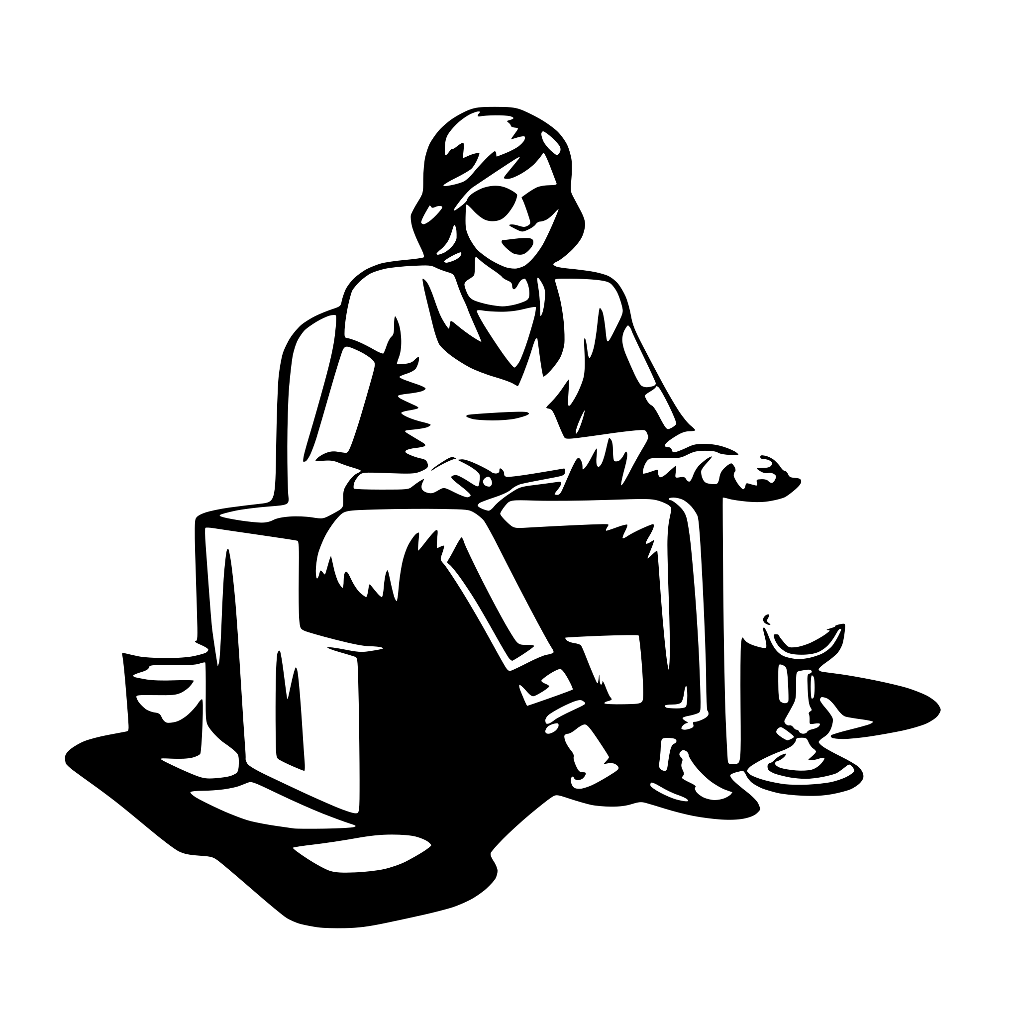 AI-generated SVG of 'VDM'