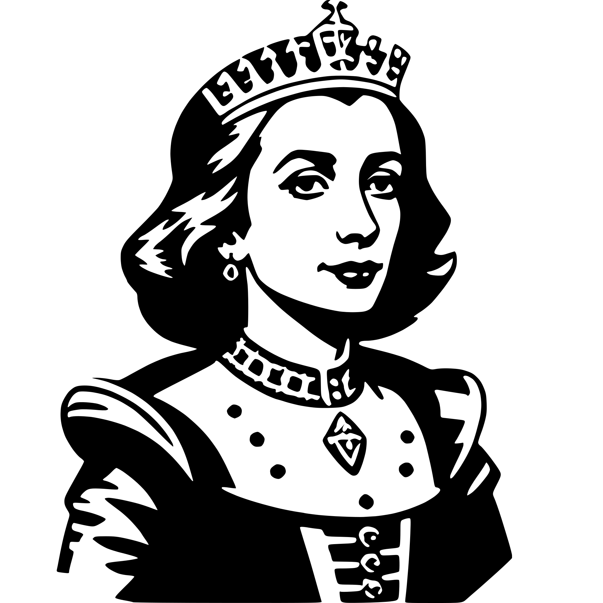 AI-generated SVG of 'queen elizabeth i'