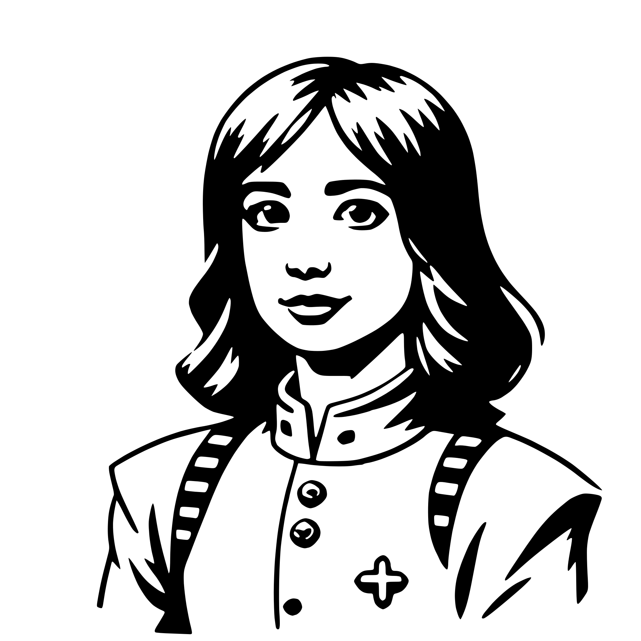AI-generated SVG of 'izanami'
