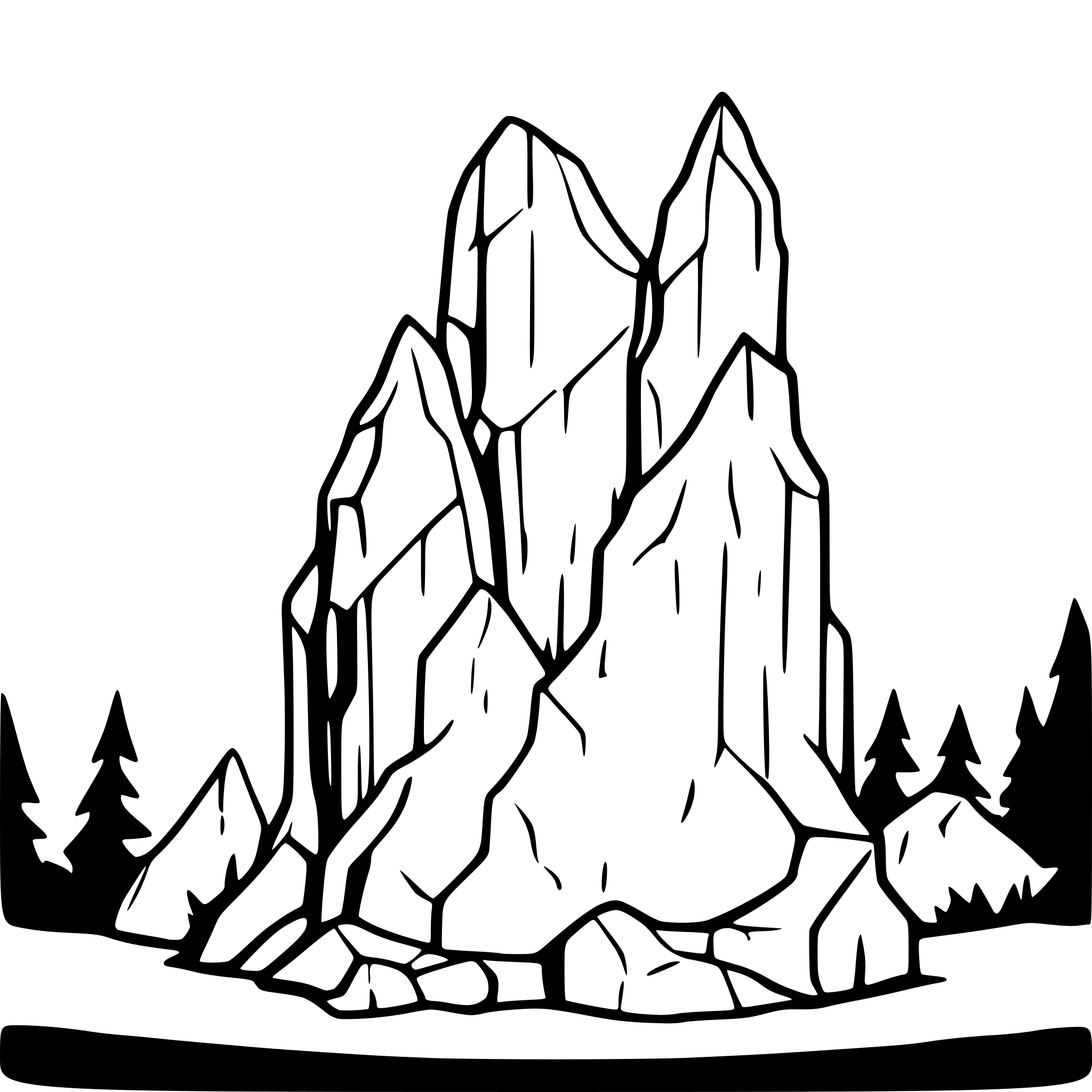 AI-generated SVG of 'cracked glacier ice stalactites'