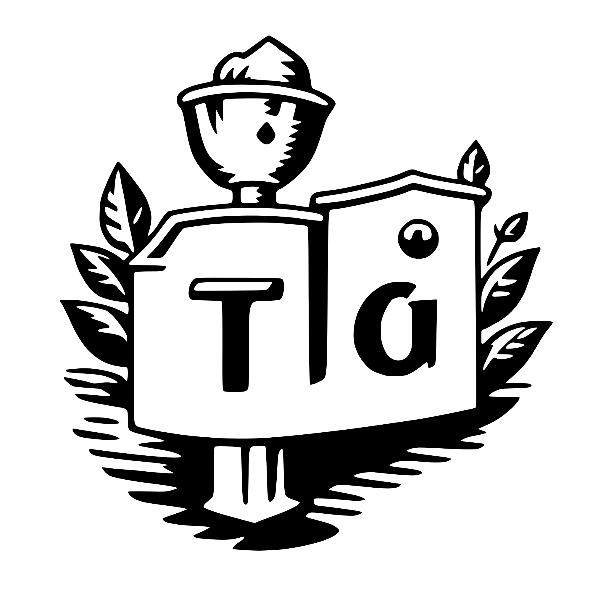 AI-generated SVG of a couple's initials