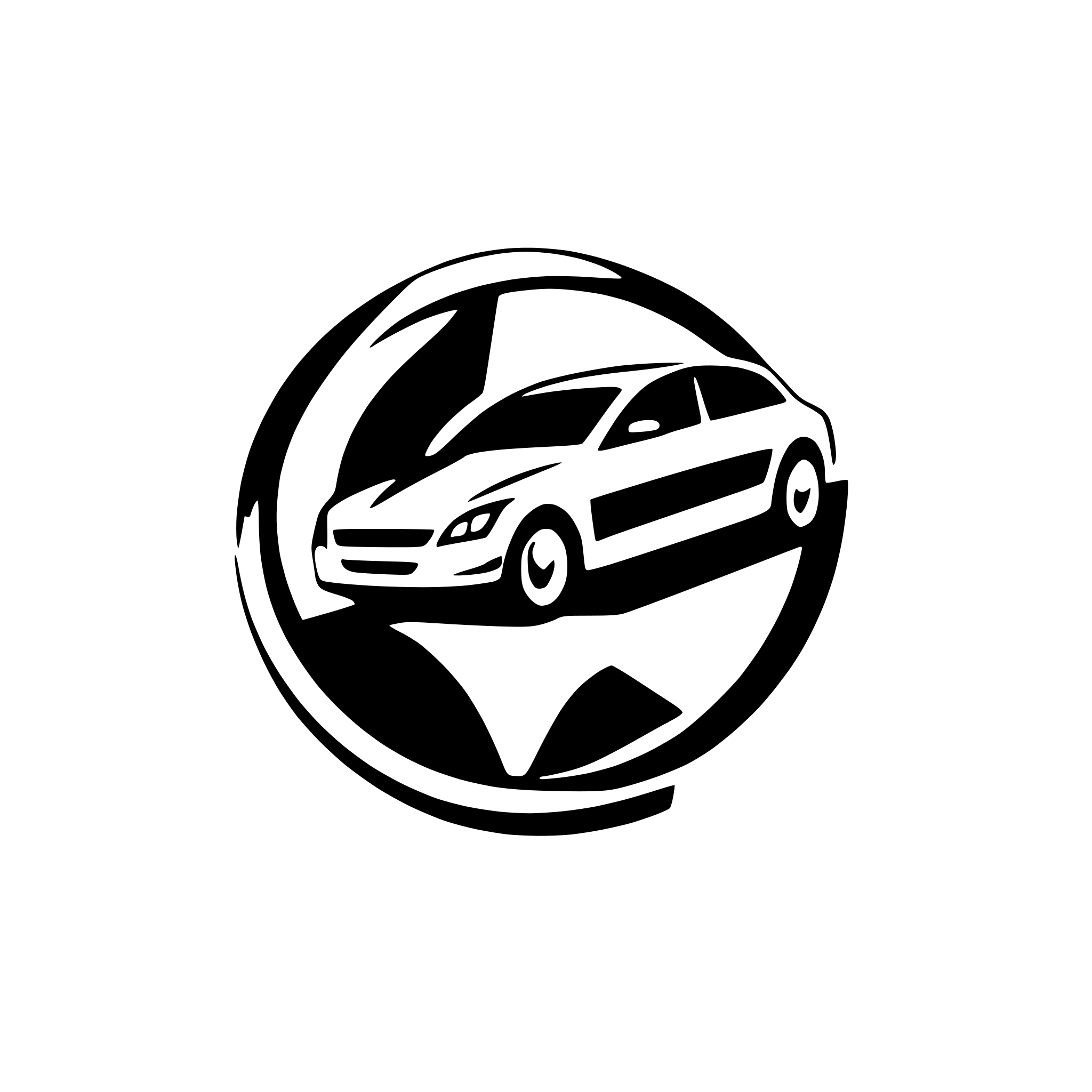 AI-generated SVG of a Design a modern, minimalist logo for a car insurance company. The logo should feature a sleek car silhouette integrated with a shield or protection symbol, using a clean, professional color palette (e.g., navy blue, silver, and white). Emphasize trust, safety, and innovation. Style should be flat design or semi-3D, suitable for both digital and print branding. Include a bold sans-serif wordmark that reads 'DriveSecure' beneath or beside the icon. Background should be transparent.