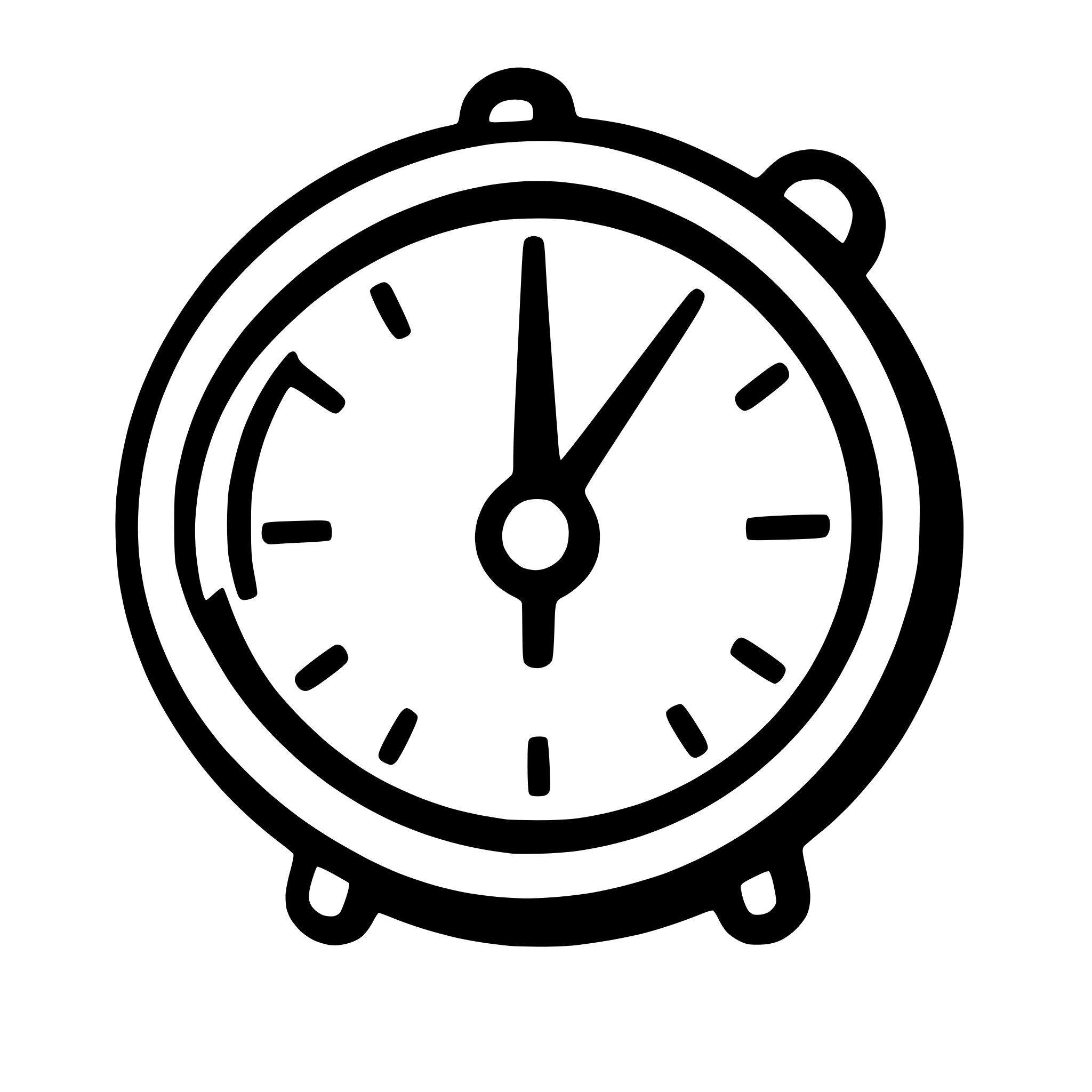 AI-generated SVG of 'modern time tracking app icon'