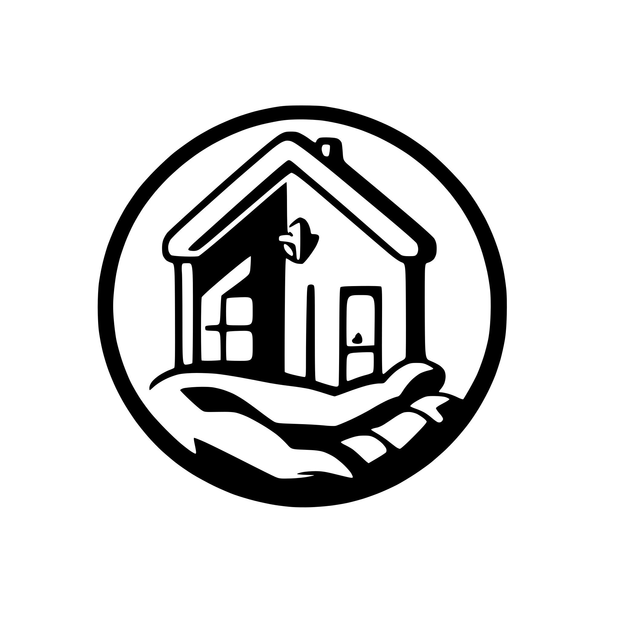 AI-generated SVG of a Make me a logo for "24 Hour In Home Care" company