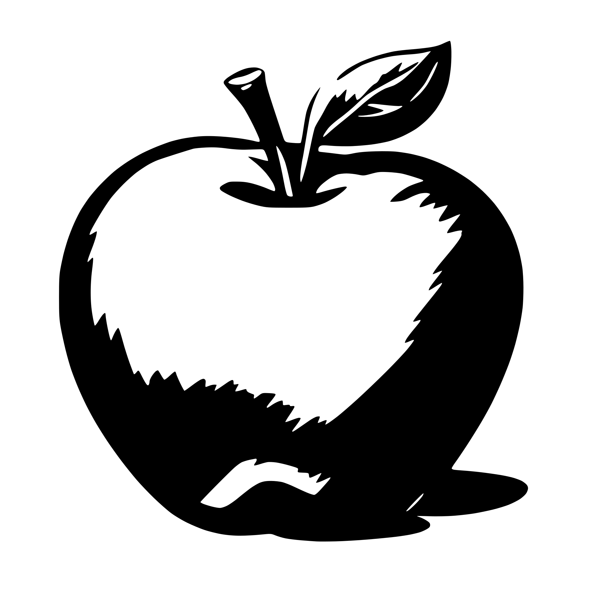 AI-generated SVG of 'an apple'