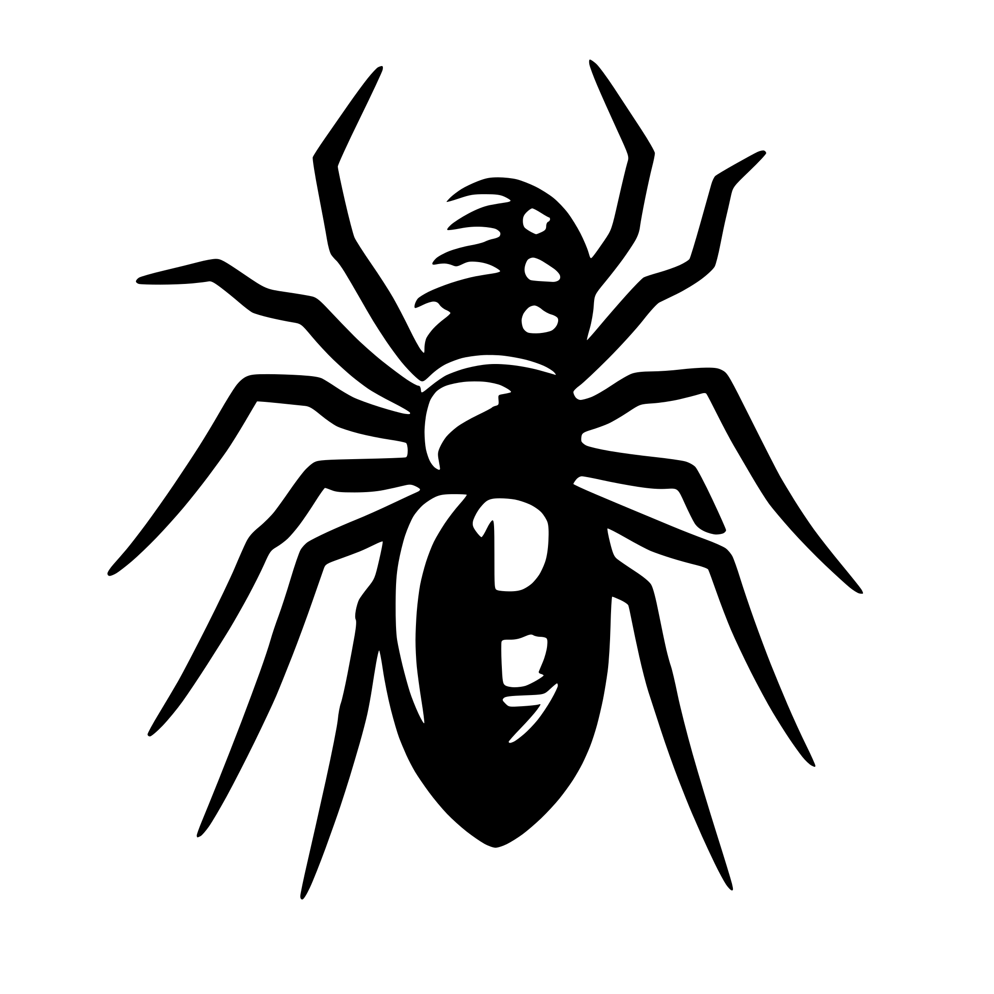 AI-generated SVG of 'Spider'