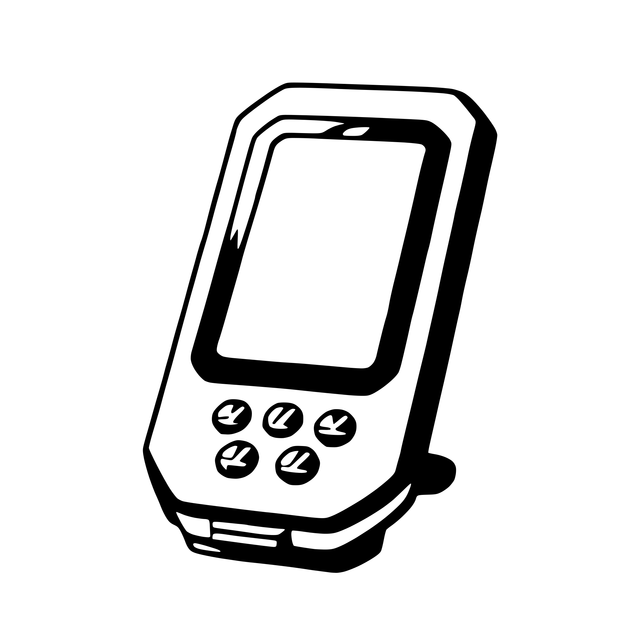 AI-generated SVG of a gps device