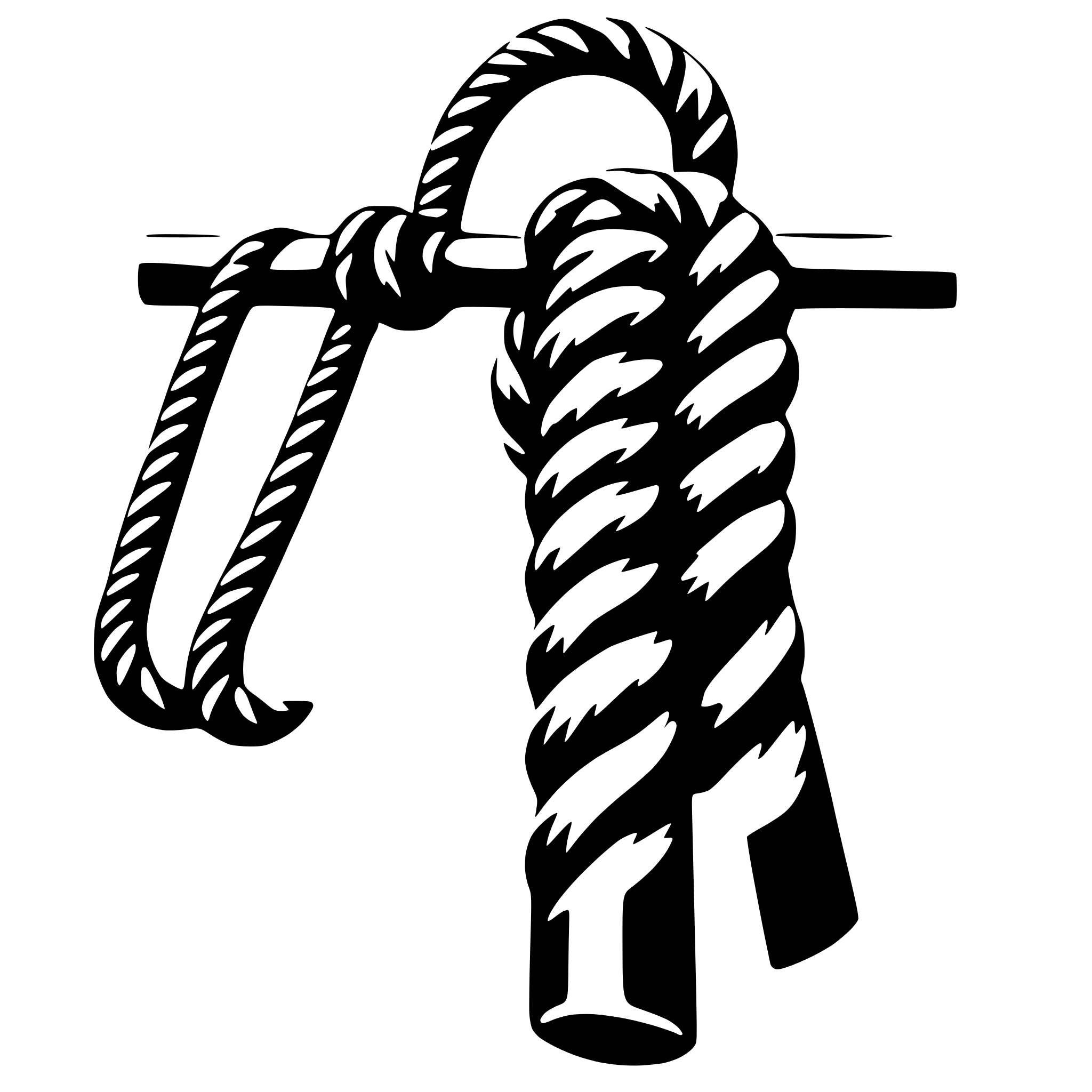 AI-generated SVG of 'rope'