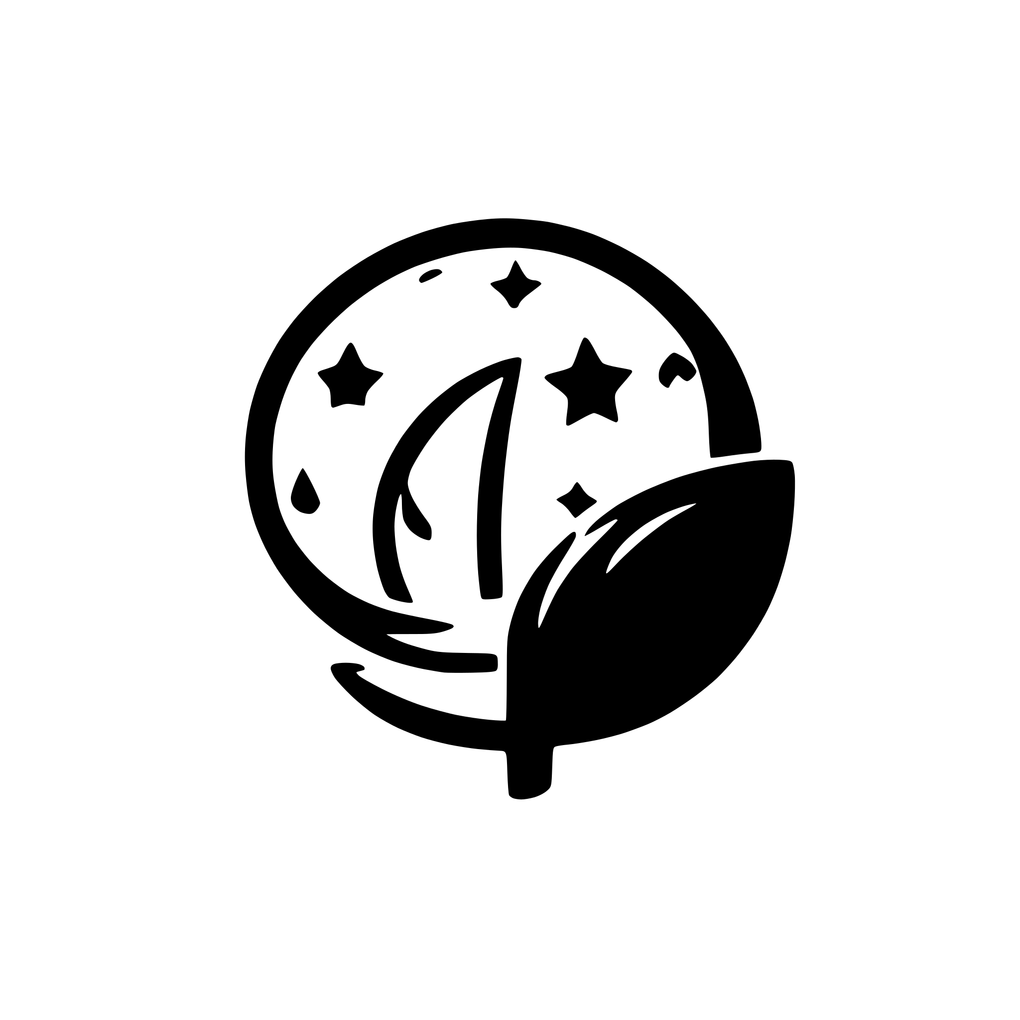 AI-generated SVG of a moon upload