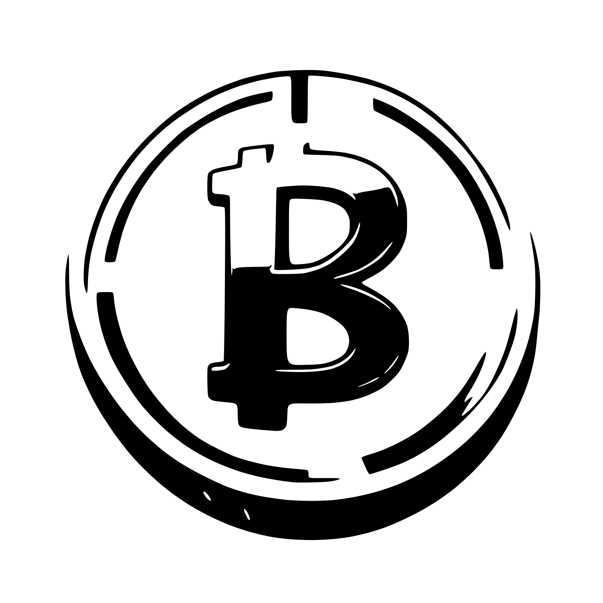 AI-generated SVG of a generate coin with B symbol
