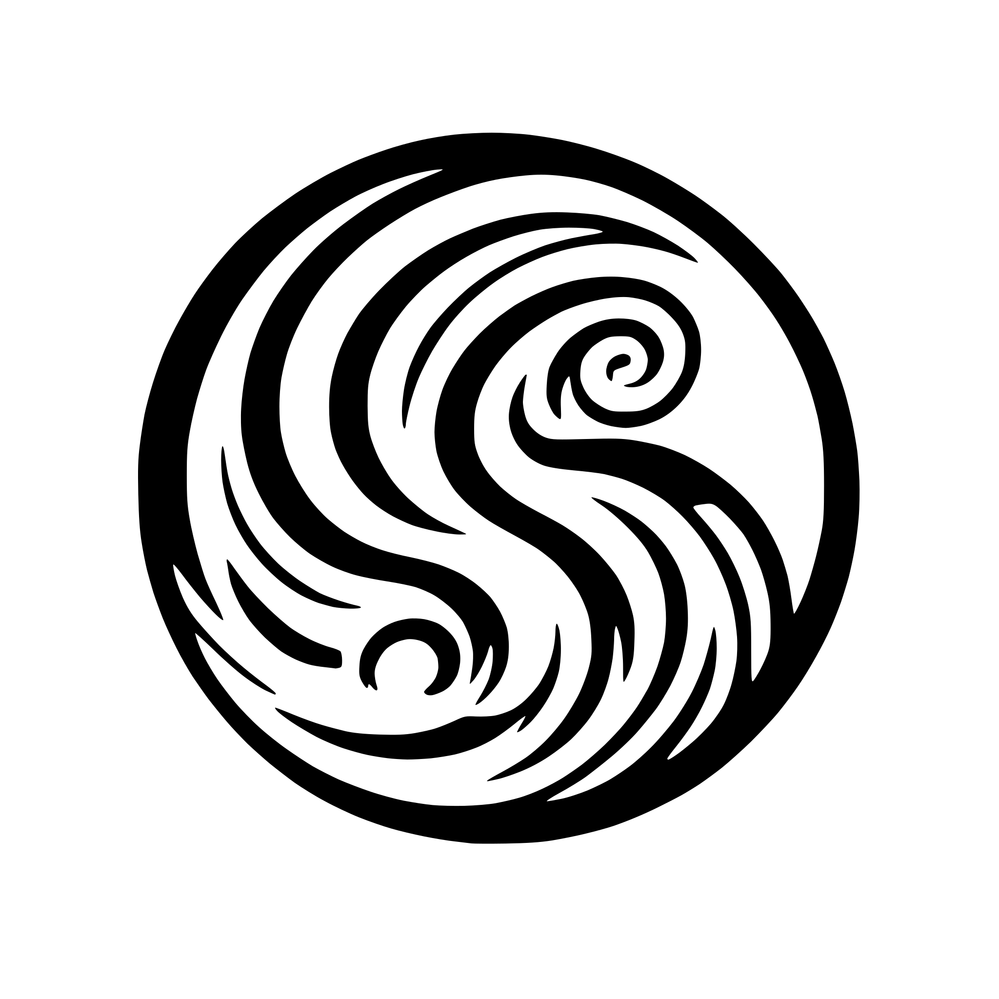 AI-generated SVG of a abstract wave with curl design