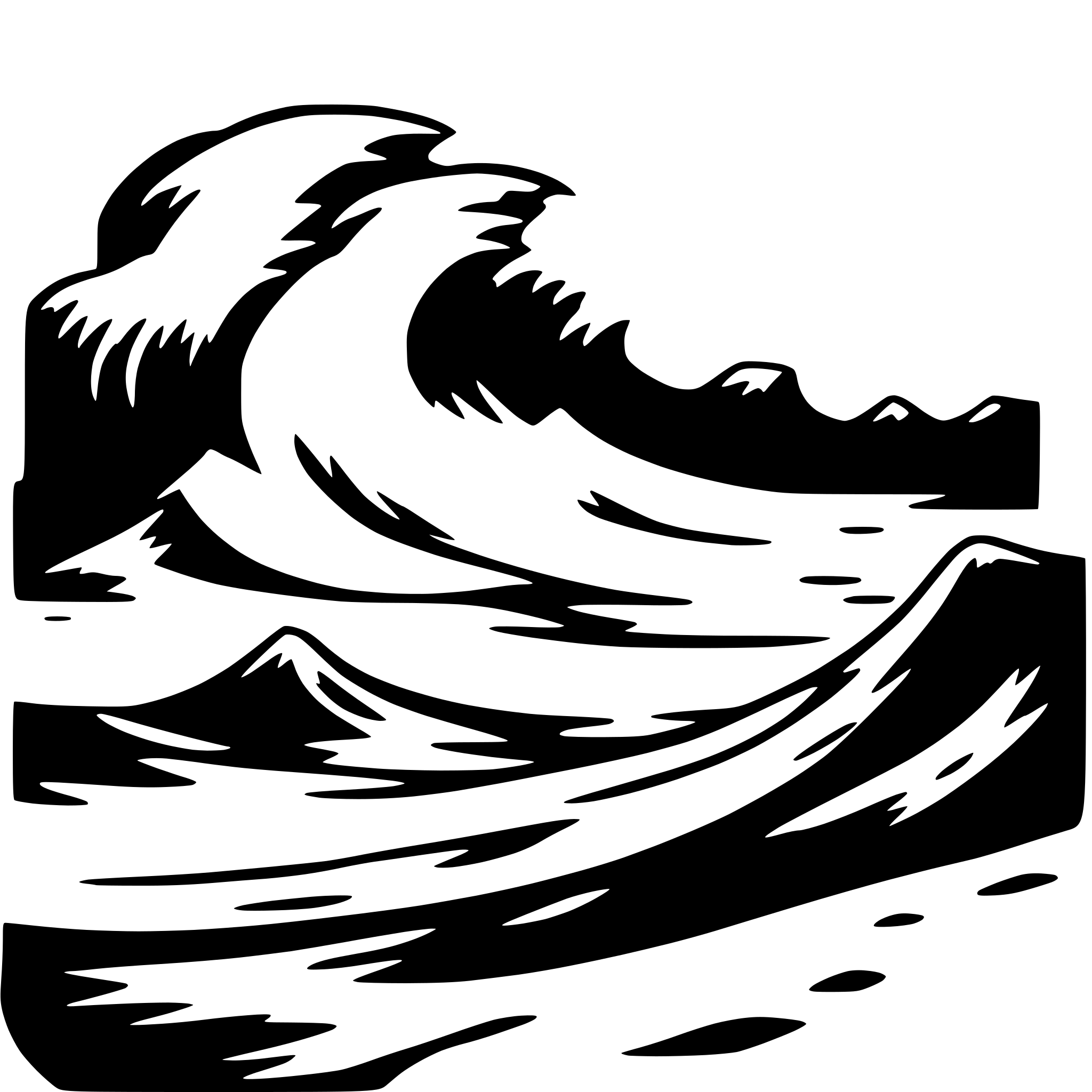 AI-generated SVG of a wave