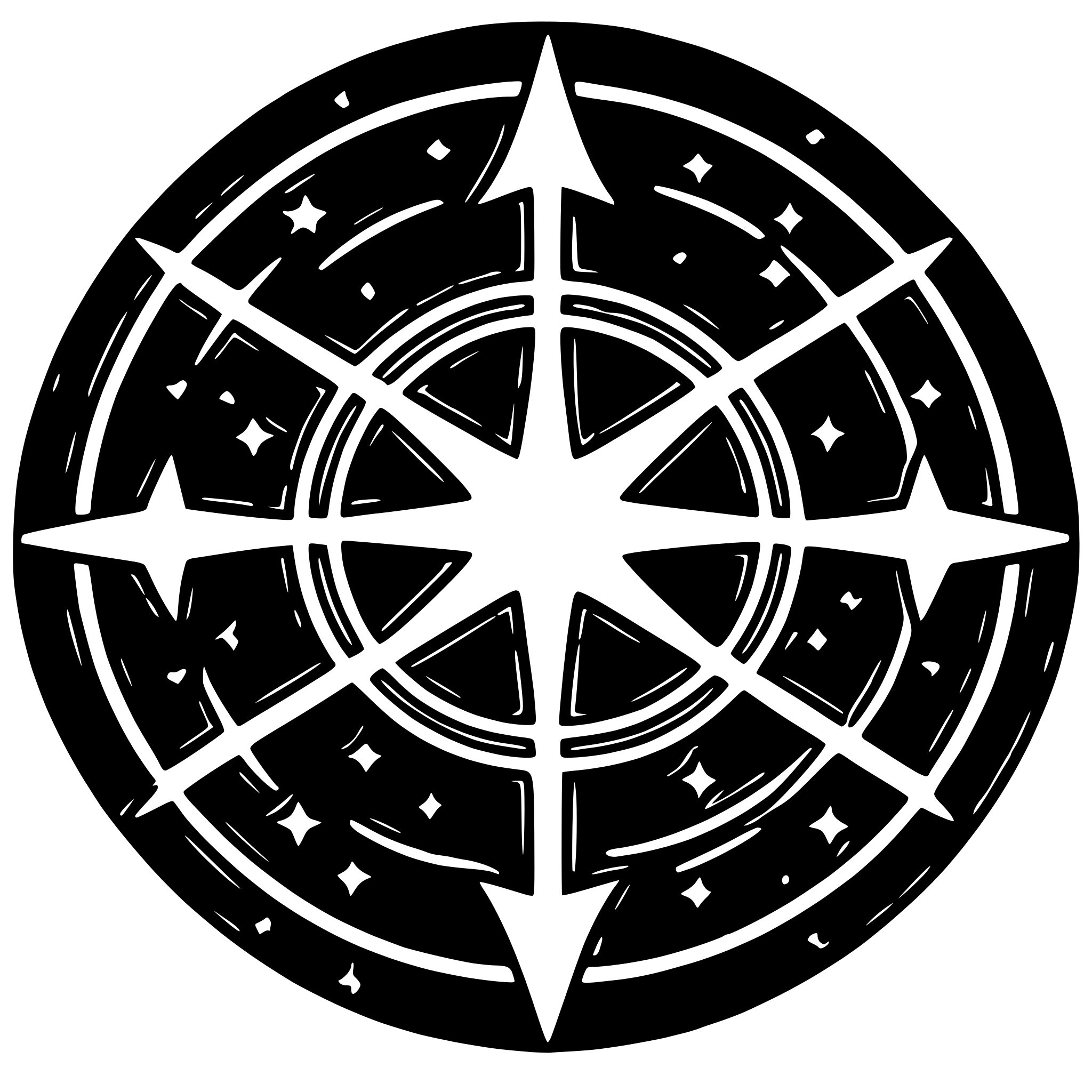 AI-generated SVG of 'star map'