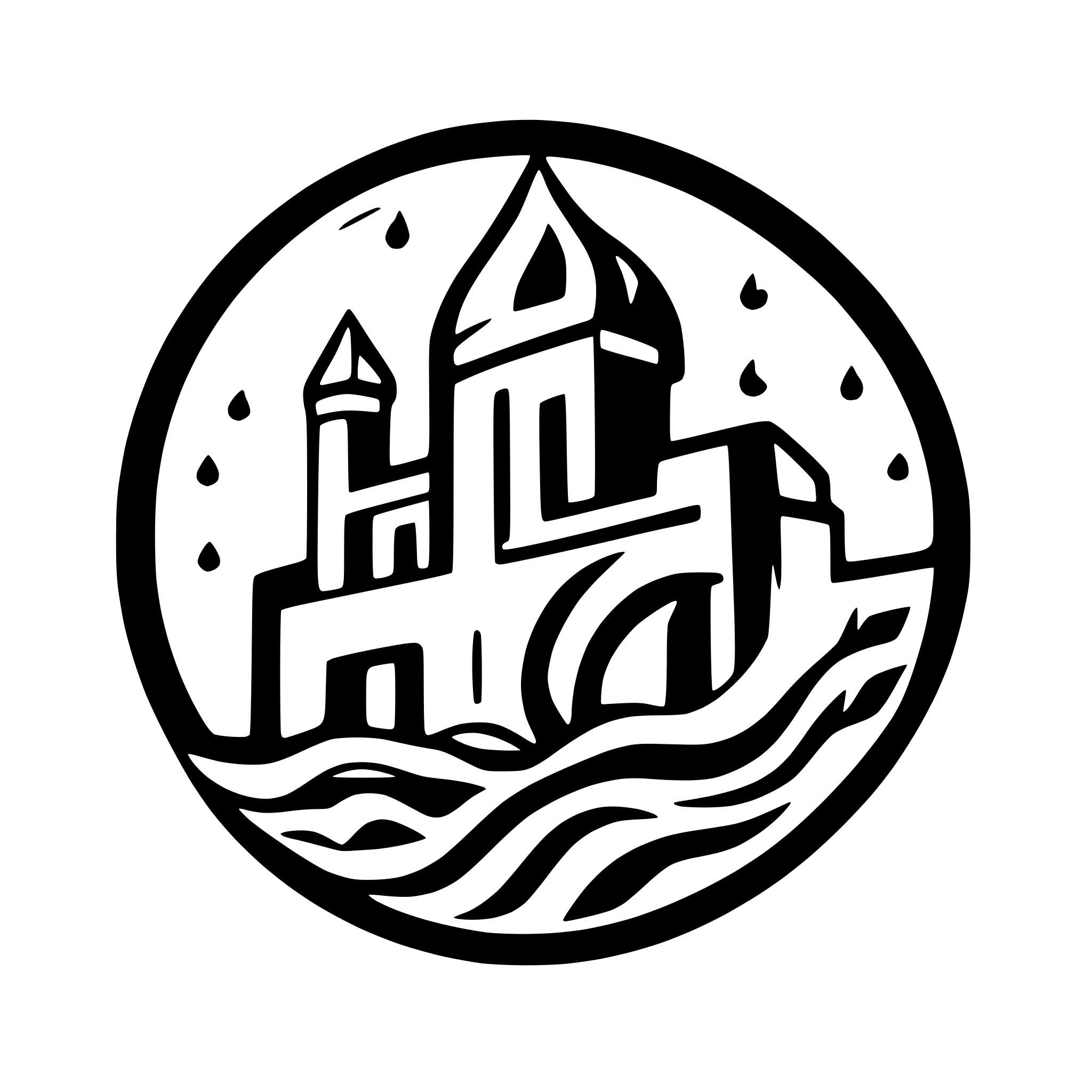 AI-generated SVG of a fortress