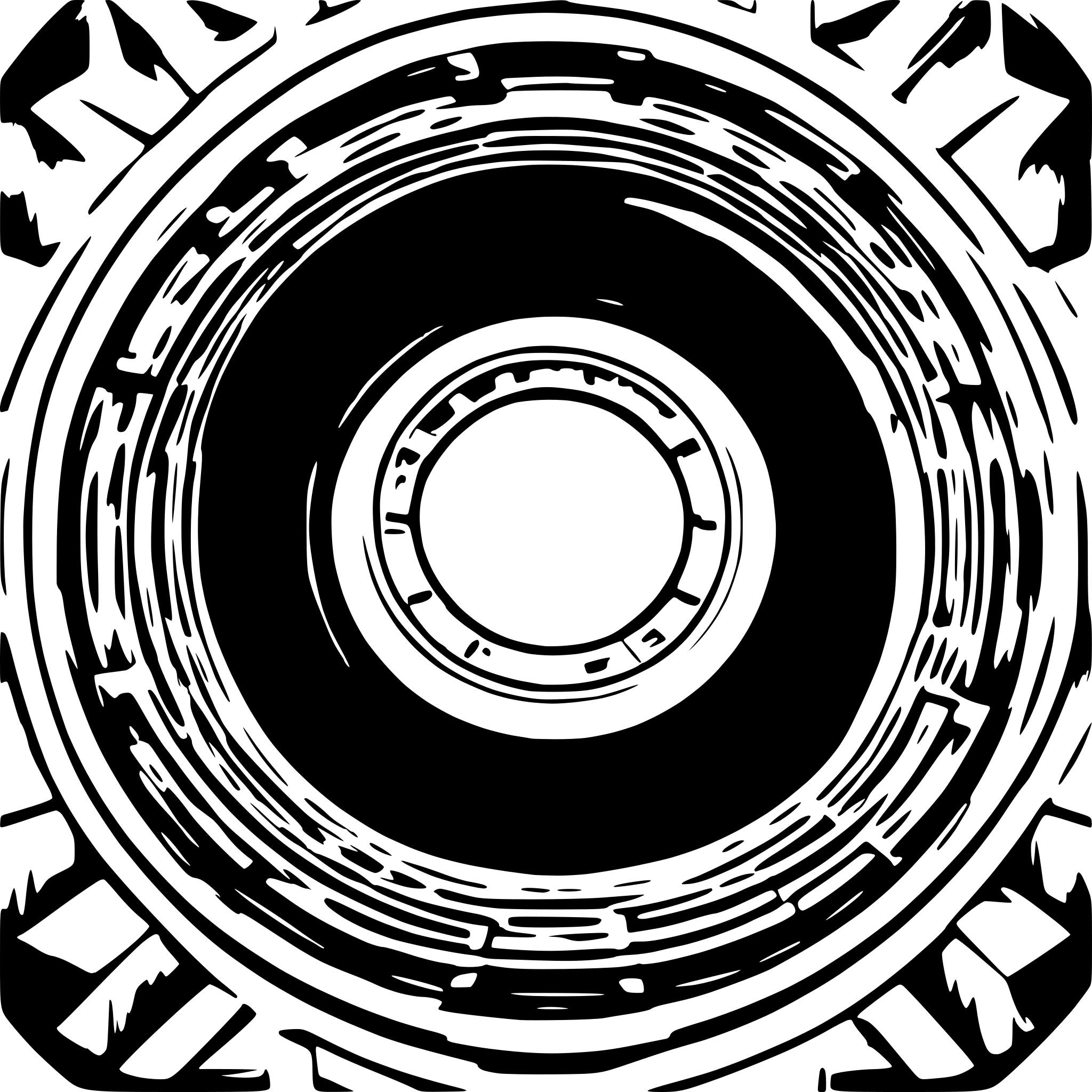 AI-generated SVG of a pantheon circular roof with light