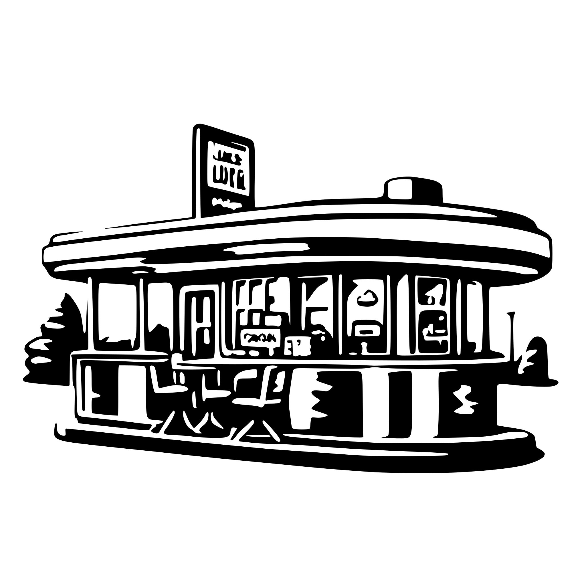 AI-generated SVG of a Lukes diner
