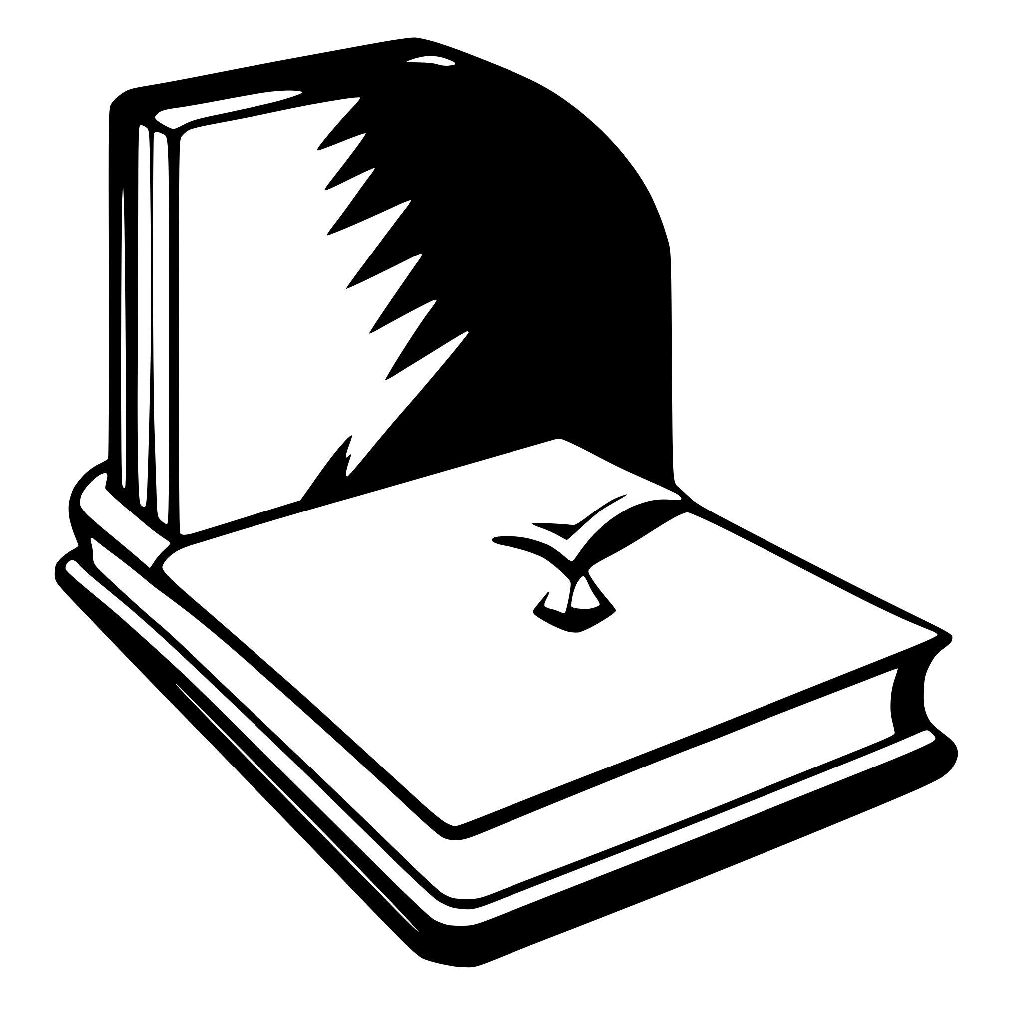 AI-generated SVG of 'PC on the book'