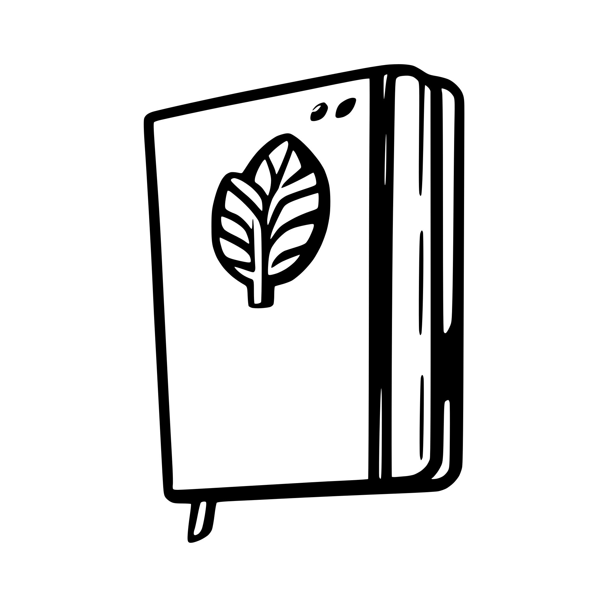 AI-generated SVG of 'perspective view of bluerprint journal'