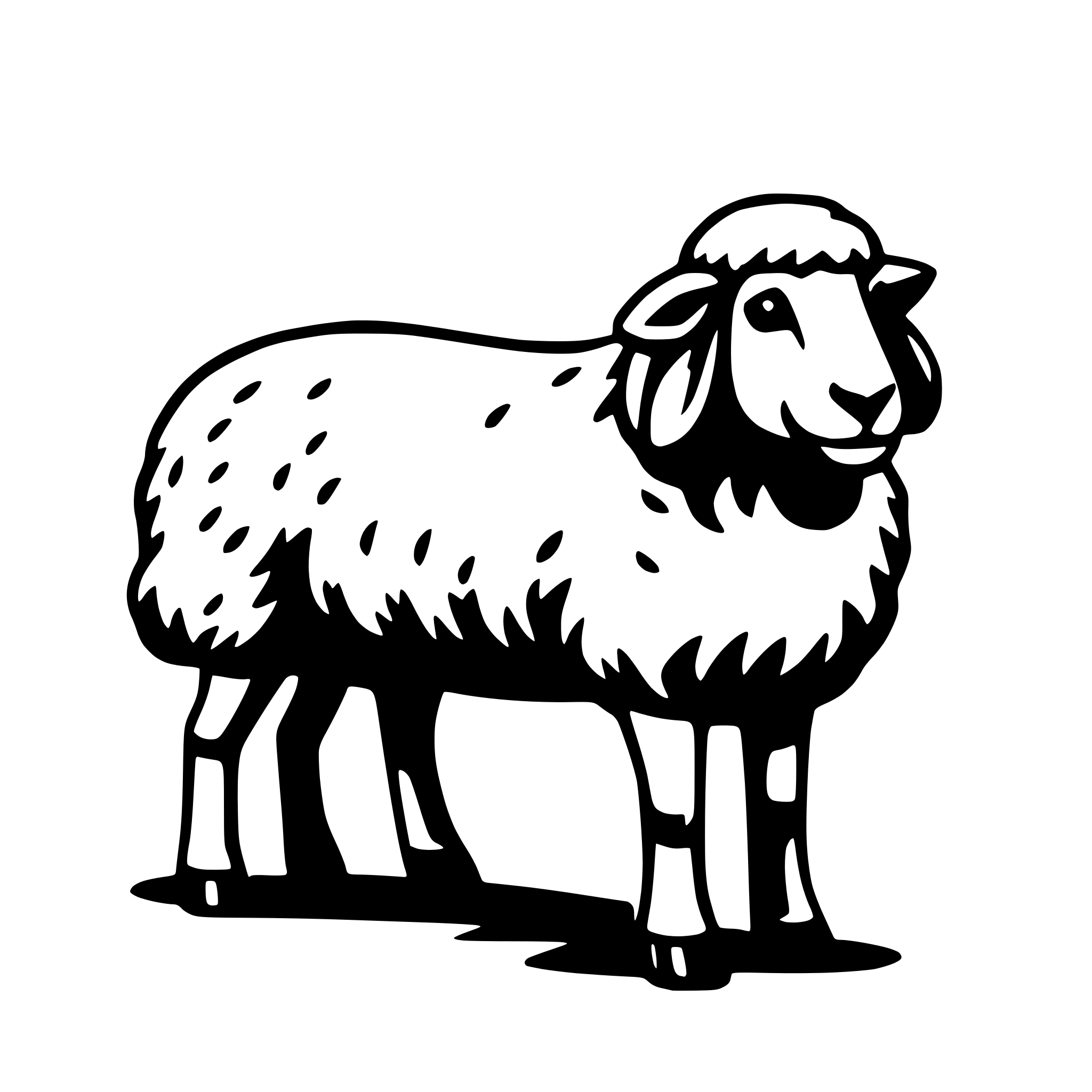 AI-generated SVG of 'sheep'