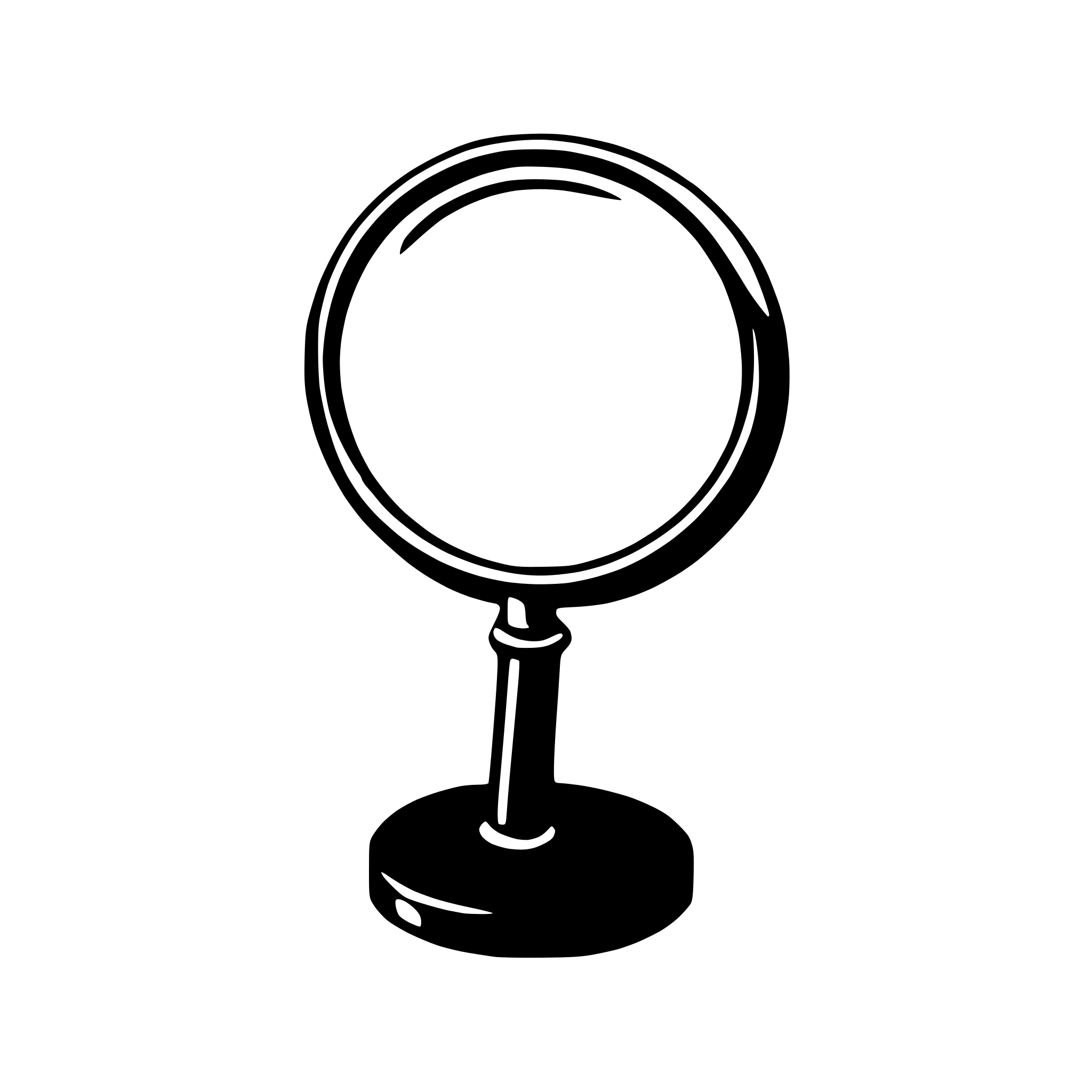 AI-generated SVG of 'magnifying glass'
