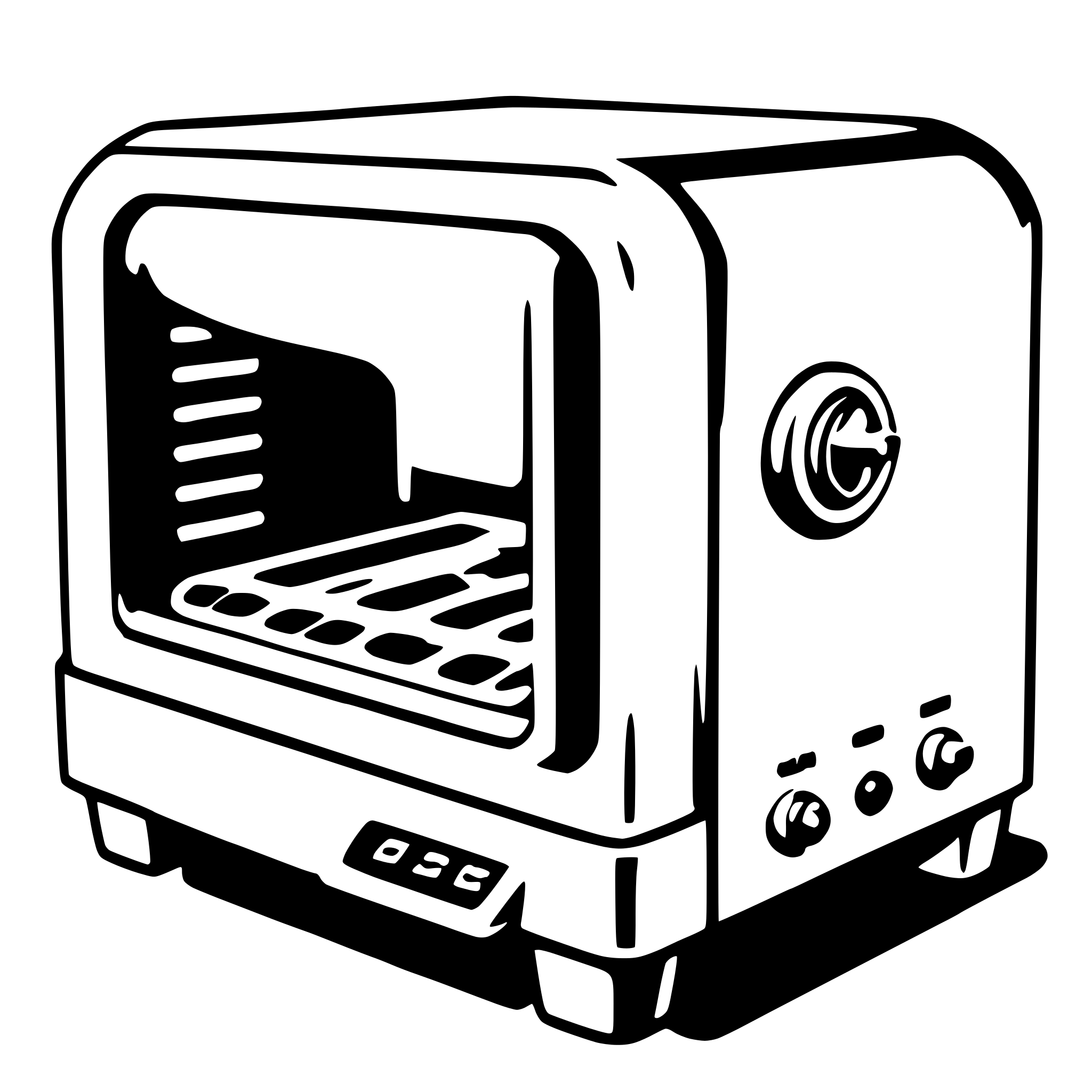 AI-generated SVG of 'toaster oven'