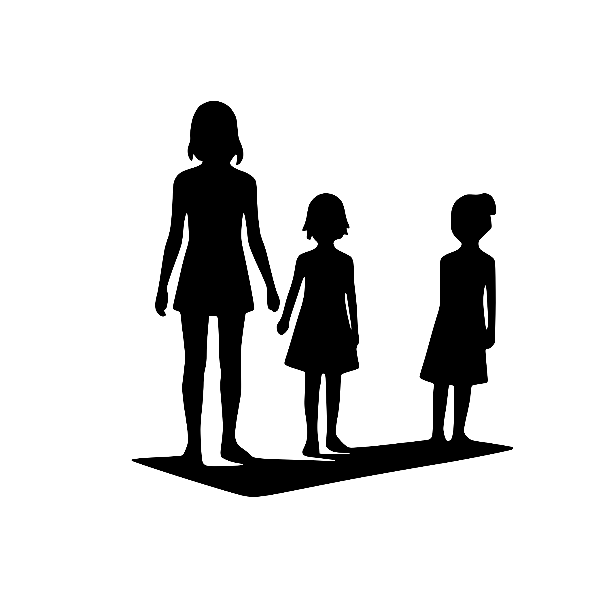 AI-generated SVG of a Two parents and a child standing, (stick figure) AI-generated SVG of a Two parents and a child standing, (stick figure)