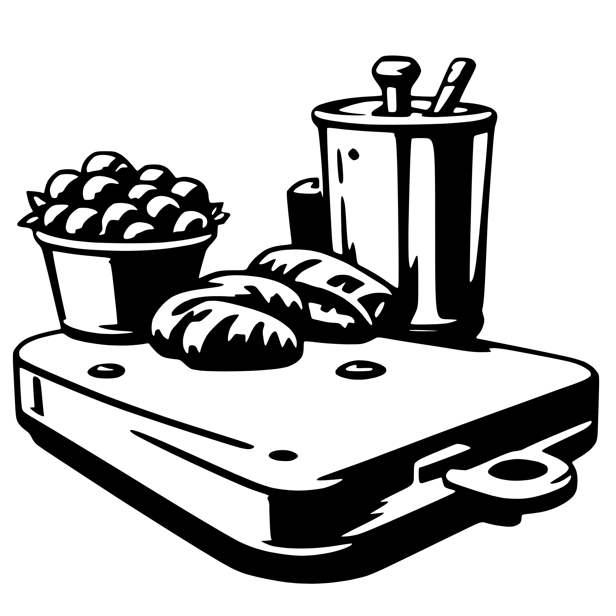 AI-generated SVG of a cutting board