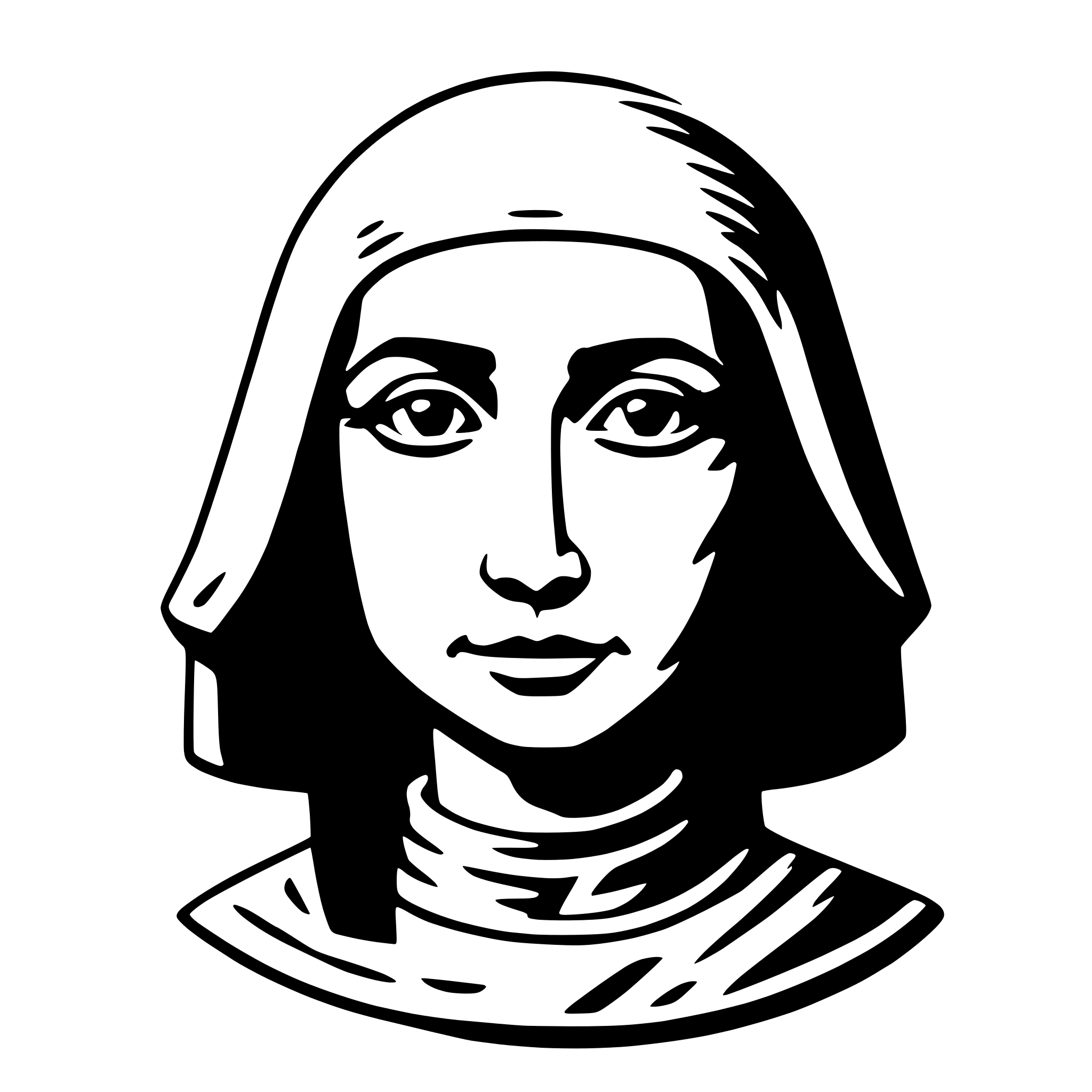 AI-generated SVG of 'ra'