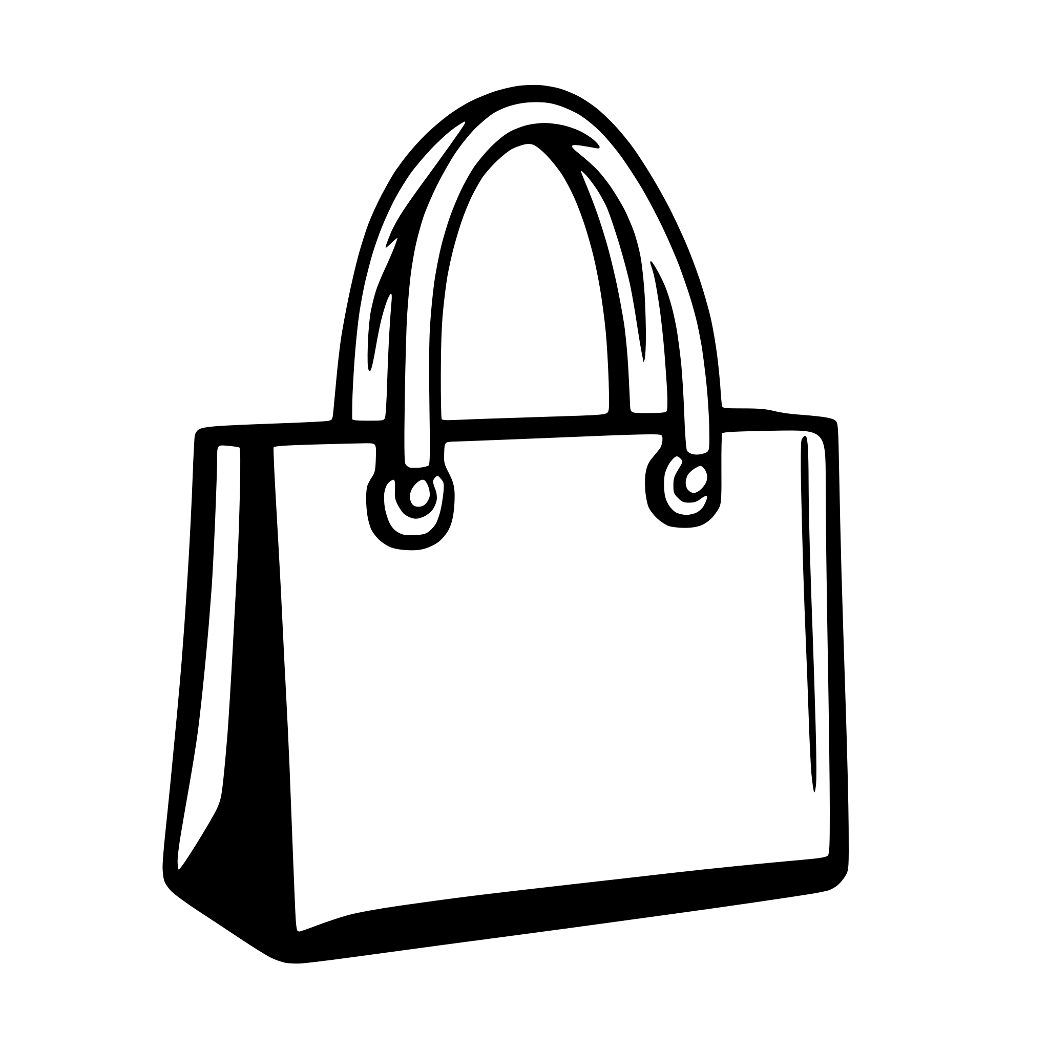 AI-generated SVG of a tote bag 38*42